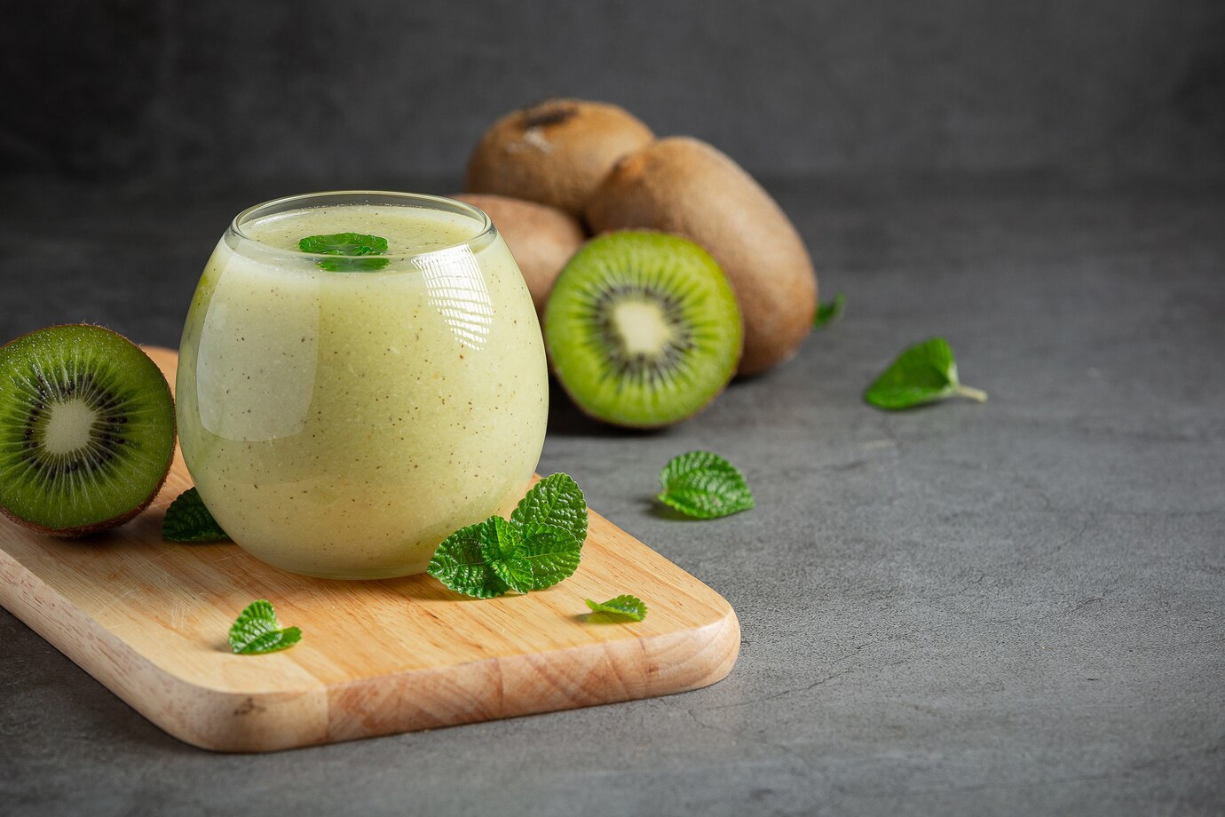 Sữa lắc kiwi và dừa