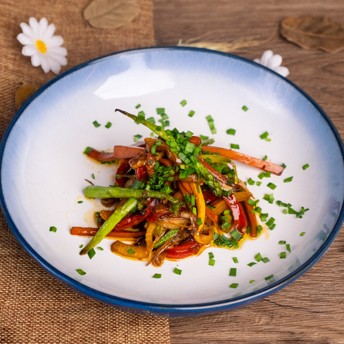 Rau củ xào kiểu Á