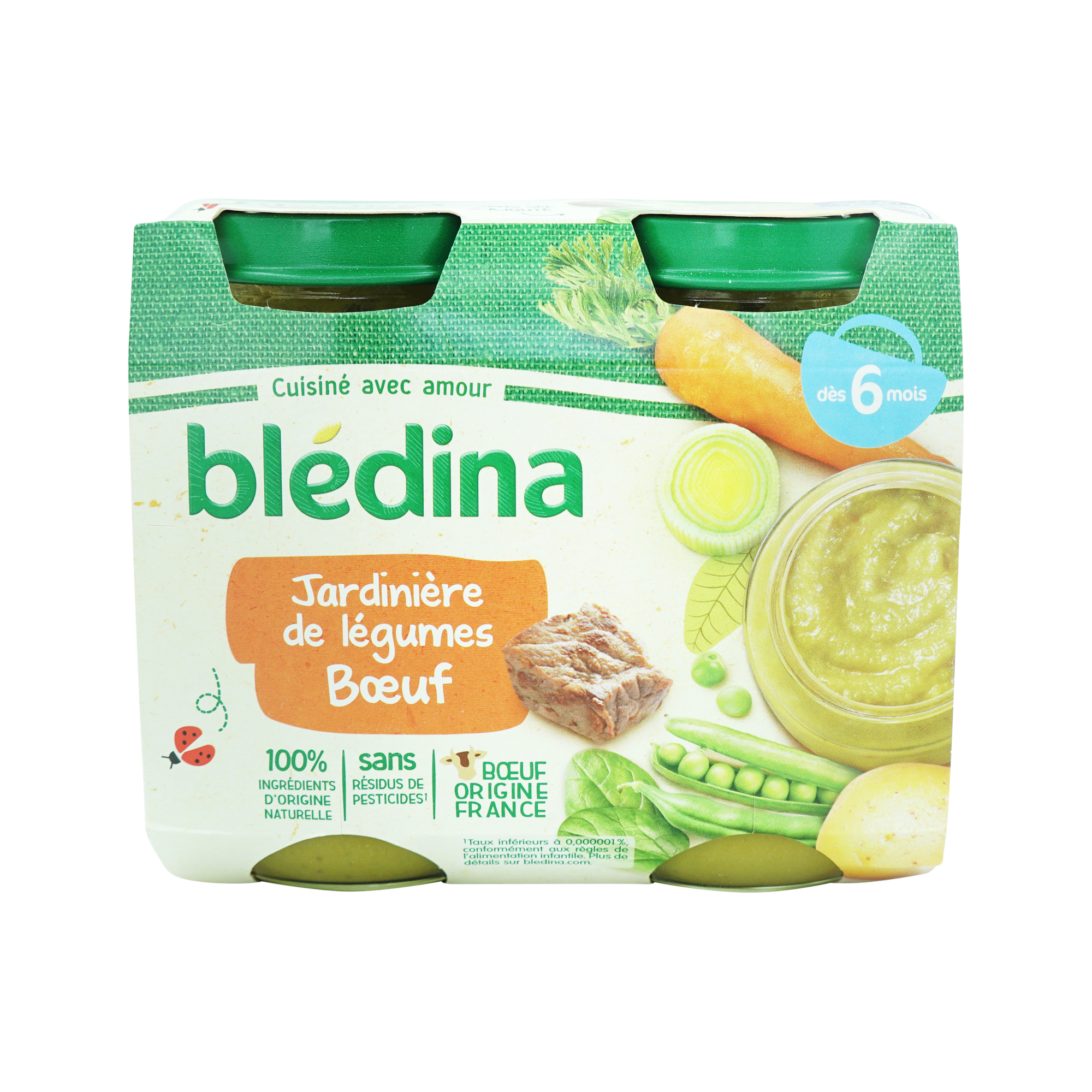 ⇒ Bledina Bledichef Potatoes, Peas & Veal 2x230g from 12 months •  EuropaFoodXB • Buy food online from Europe • Best price