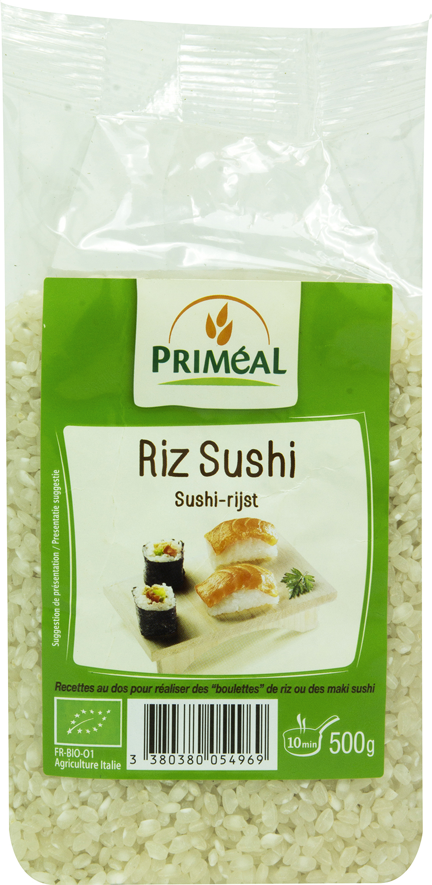 Riz sushi - 500g, Priméal