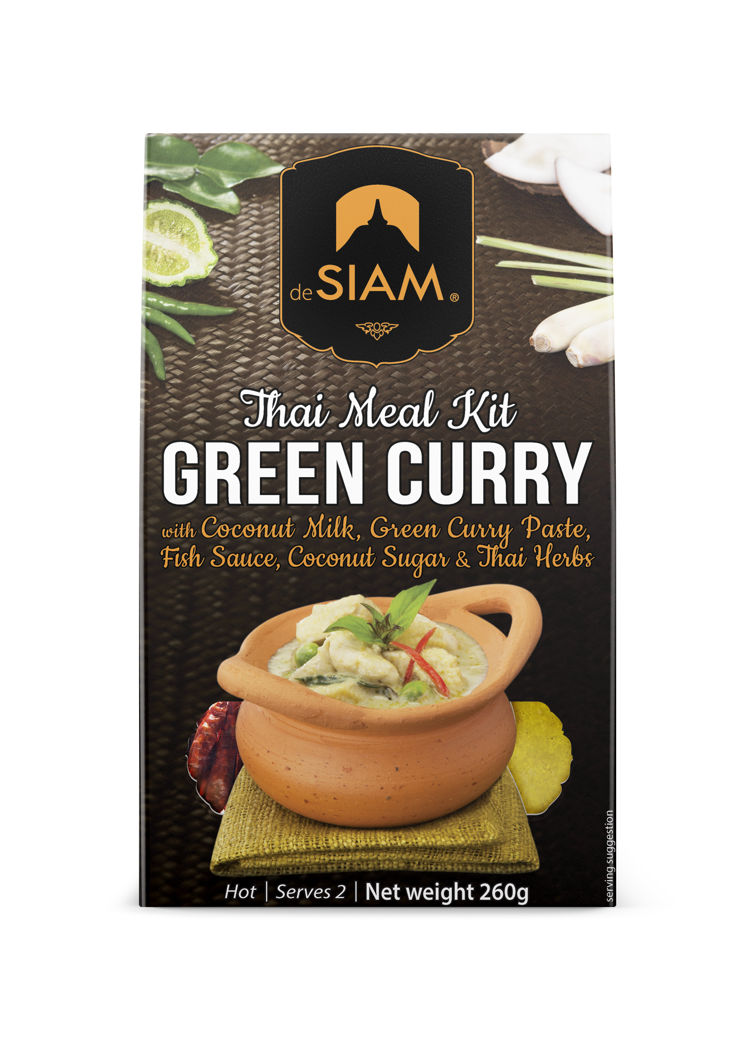 Thai green curry paste and coconut milk top