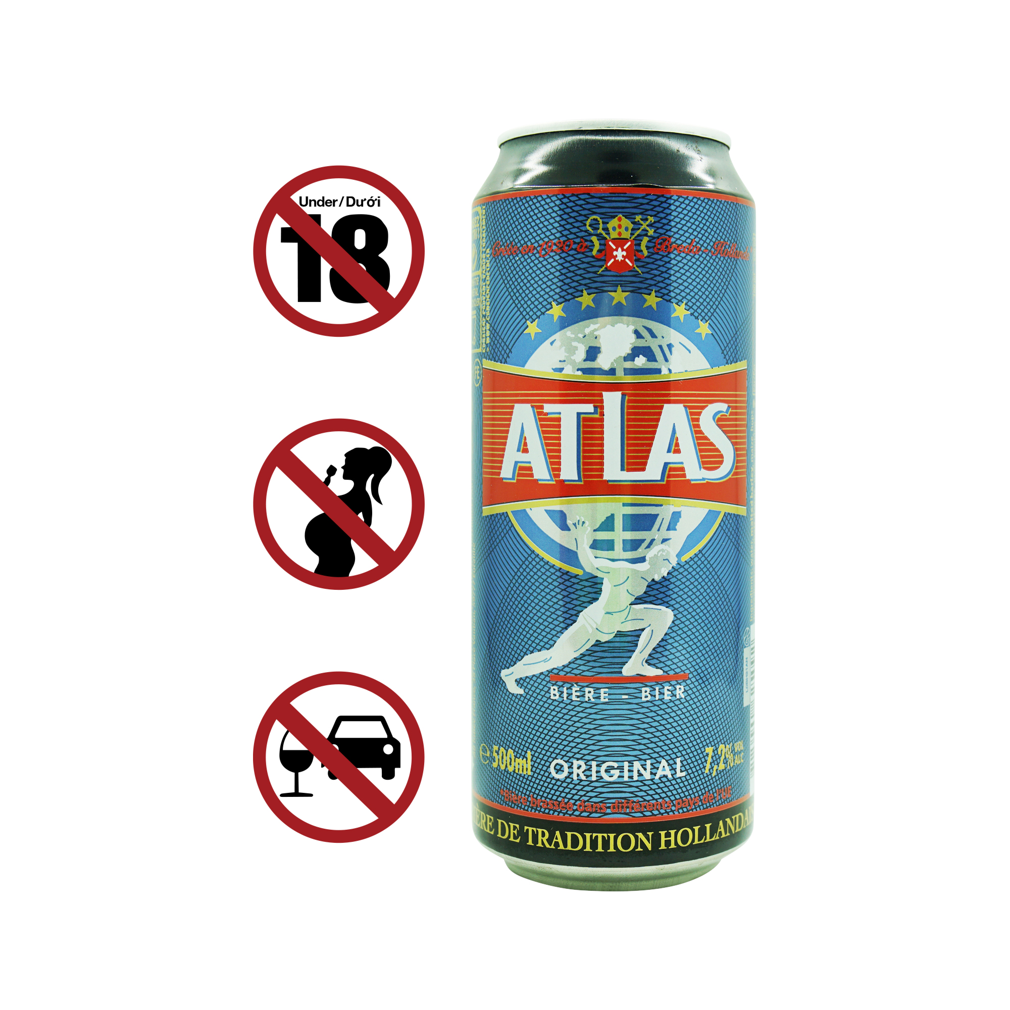 Atlas Beer 7.2% Can (500ml)
