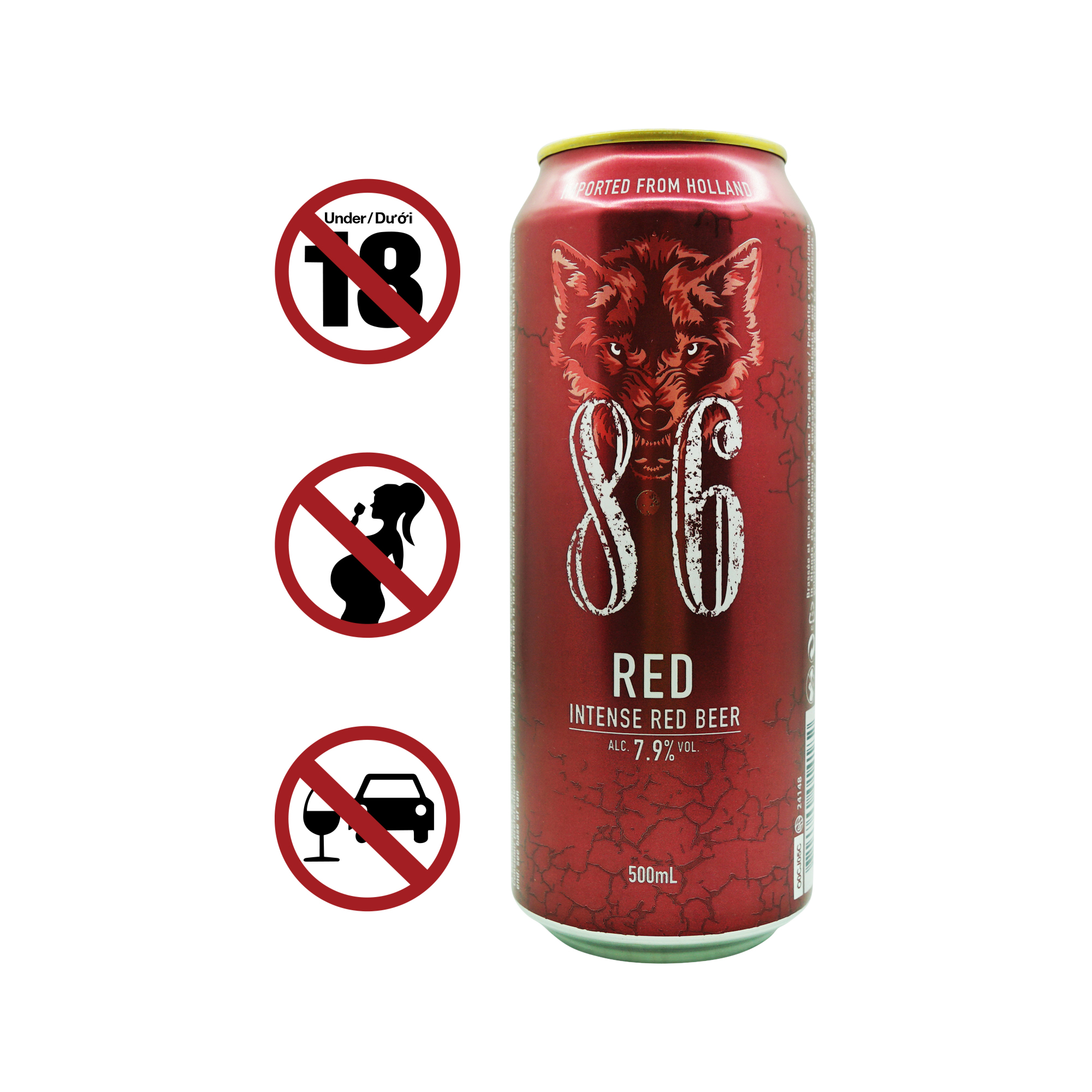 Bavaria 8.6 Special Red Beer 7.9% Can (500ml)
