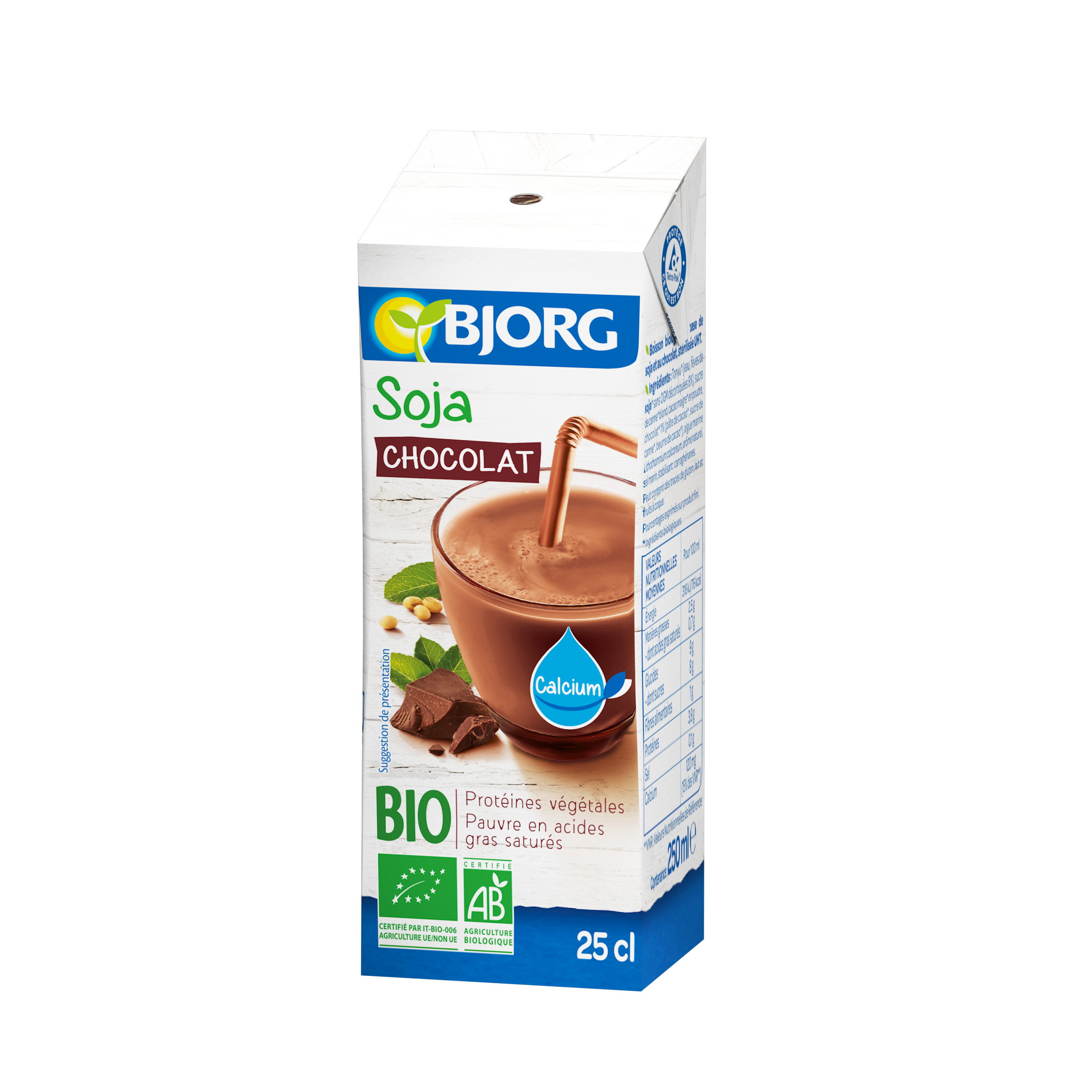 Bjorg Organic Mini Soy Chocolate Milk (250ml)
