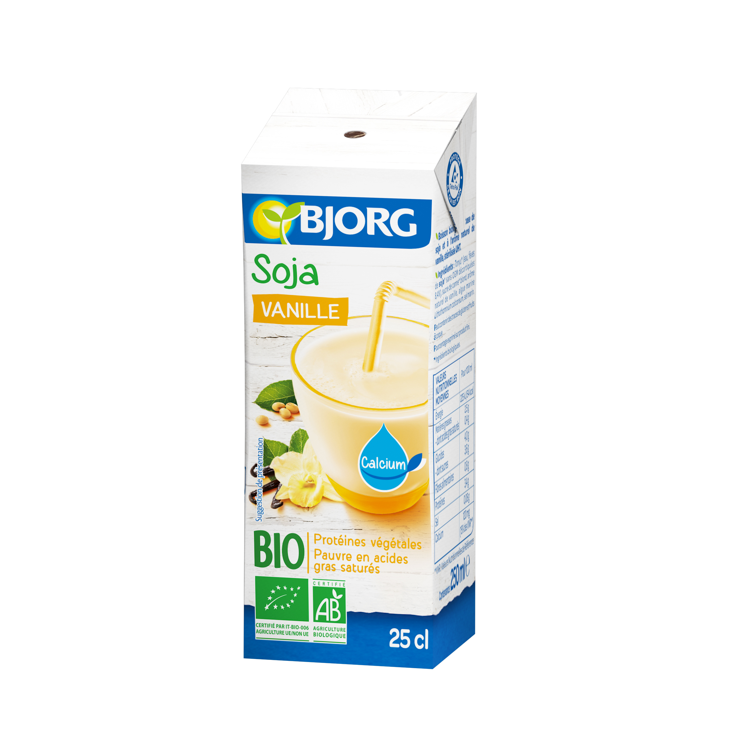 Bjorg Organic Mini Soy Vanilla Milk (250ml)