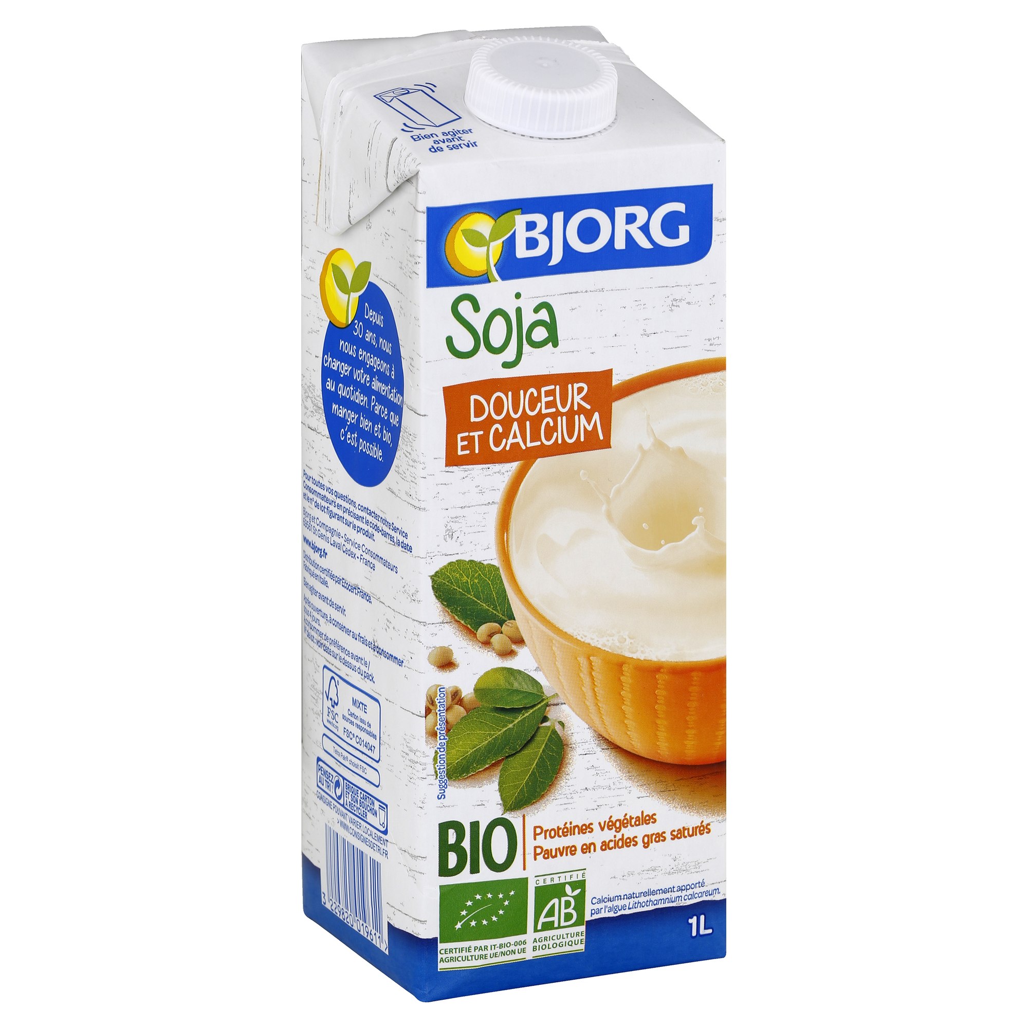 Bjorg Organic Calcium Soy Milk (1L)