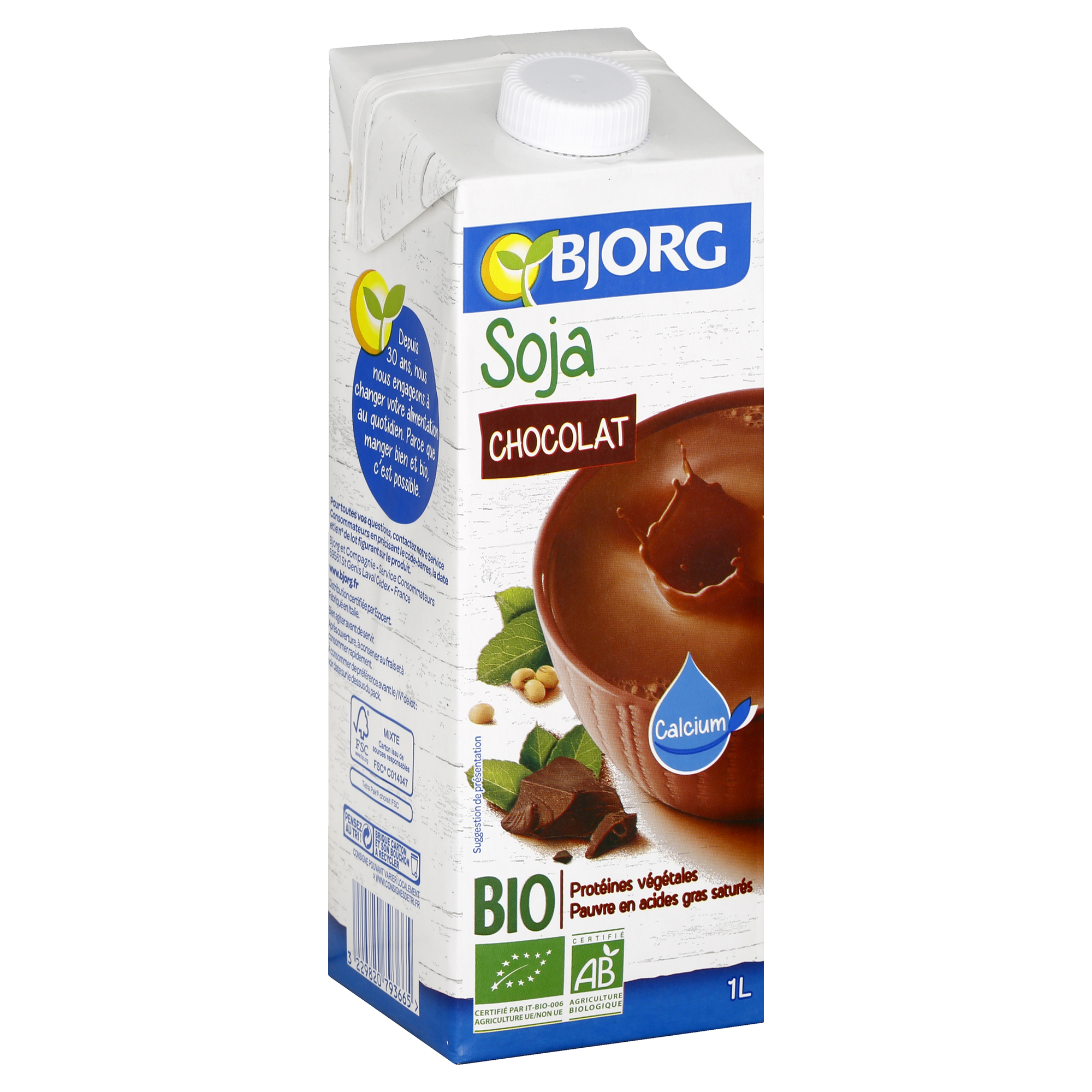 Bjorg Organic Chocolate Soy Milk (1L)