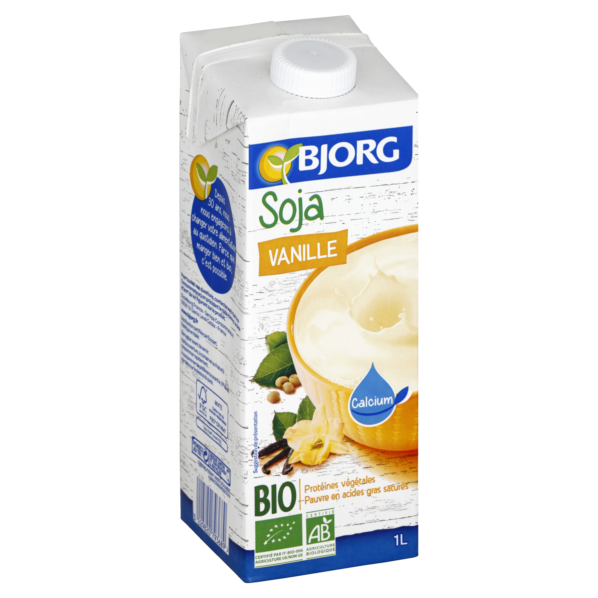 Bjorg Organic Vanilla Soy Milk (1L)