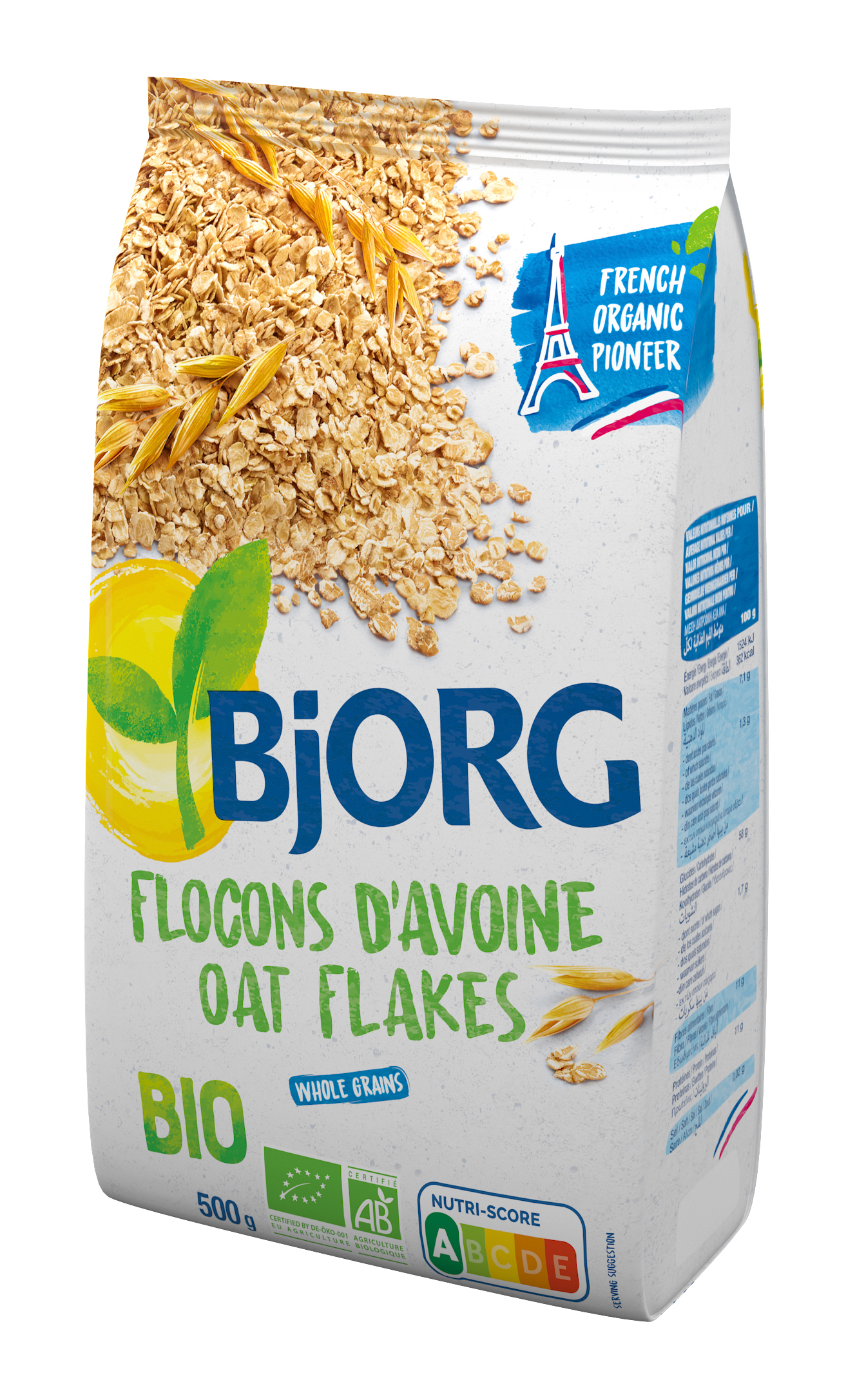 Bjorg Organic Oats Flakes (500g)