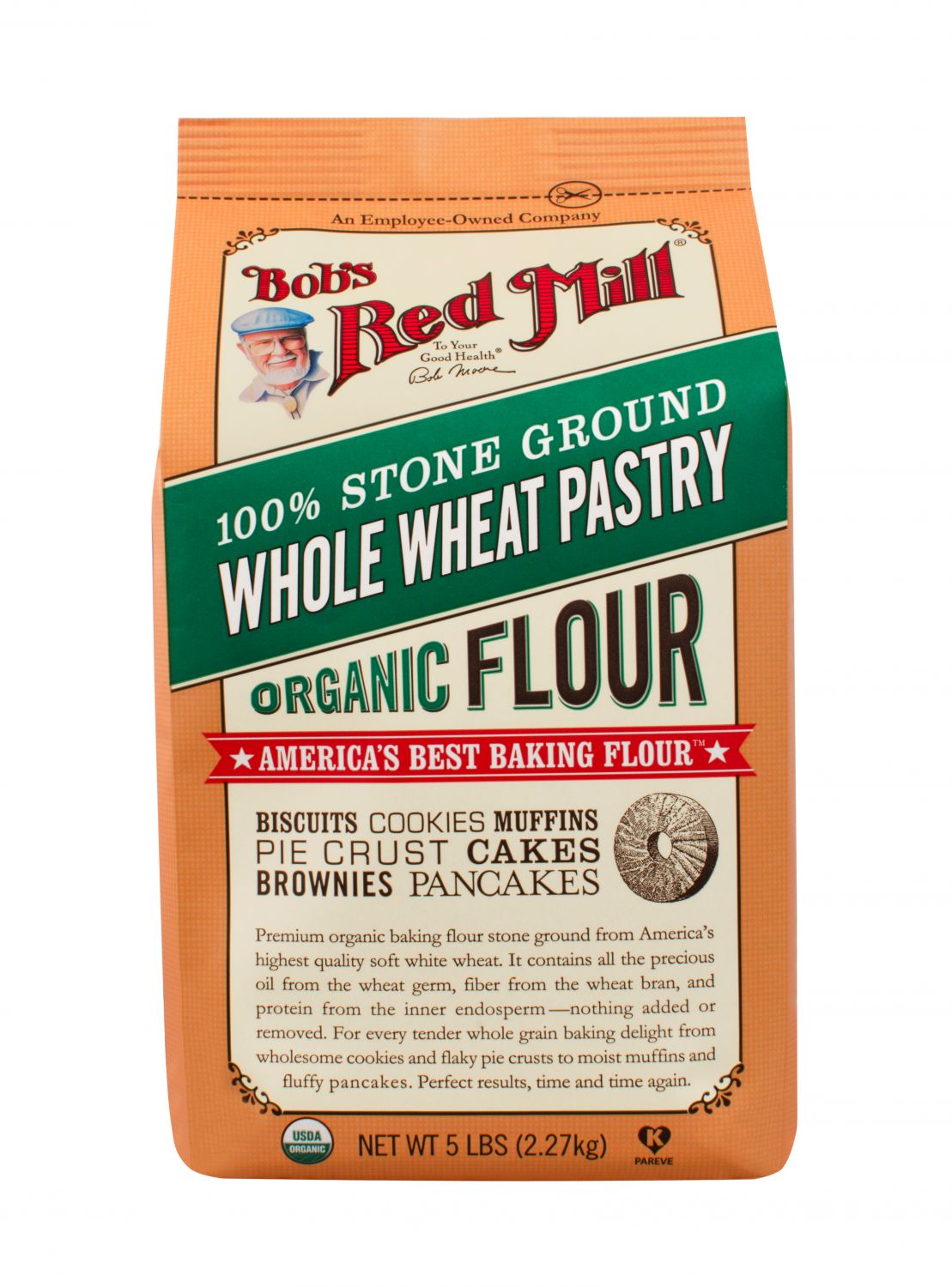 Organic Whole Wheat Flour 2.27kg
