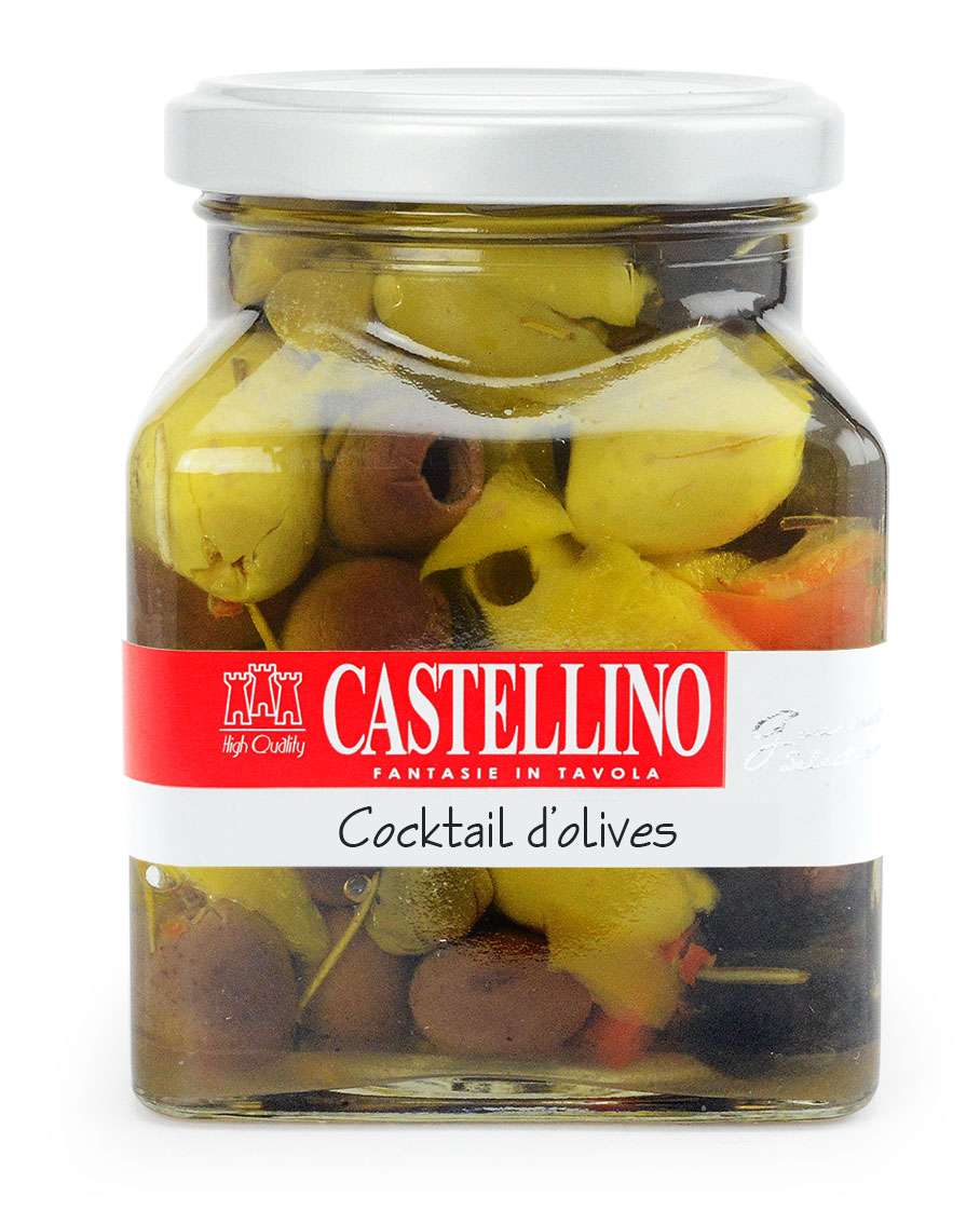 Castellino Green & Black Pitted Olives 280g