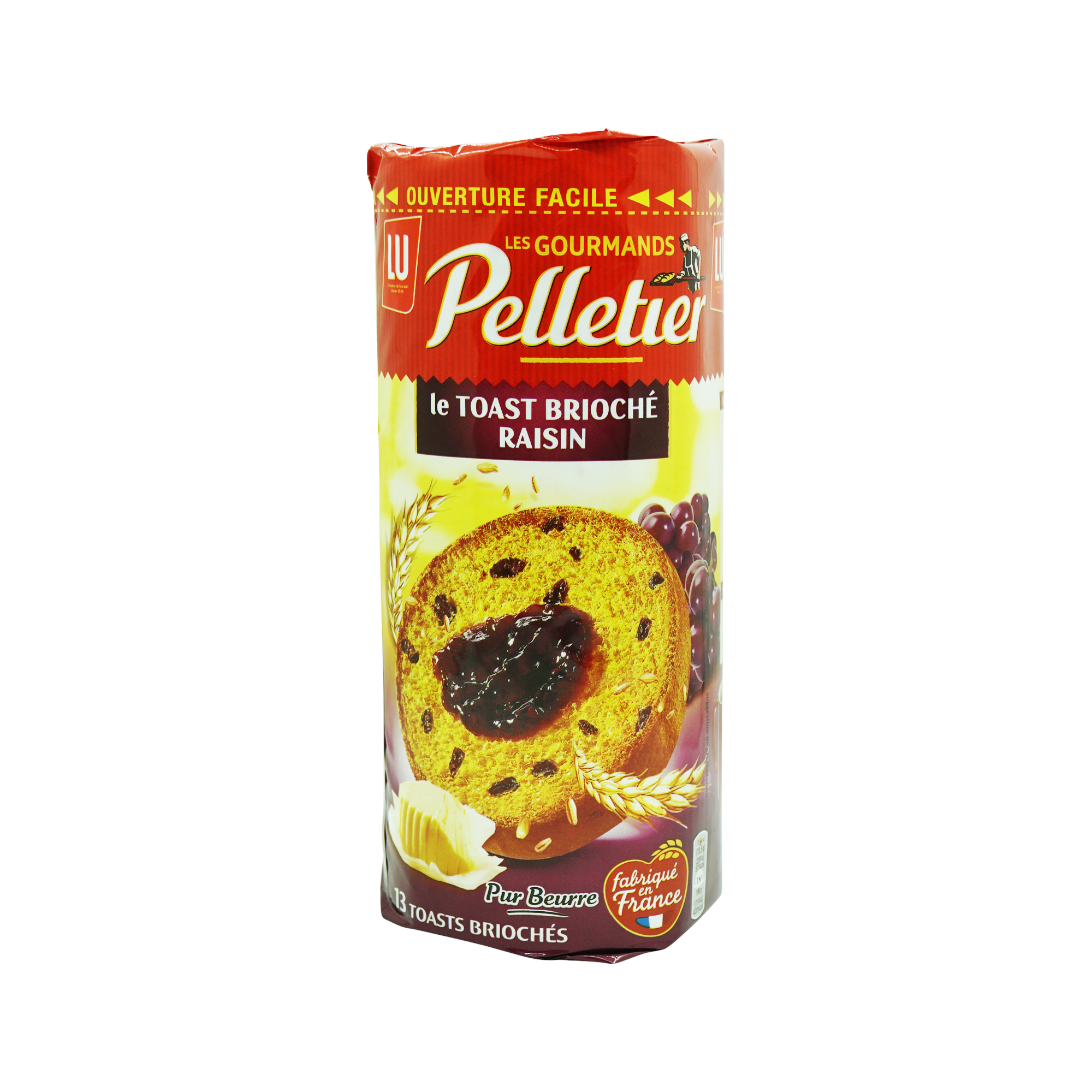 LU Pelletier Toast Brioche Grapes (175g)