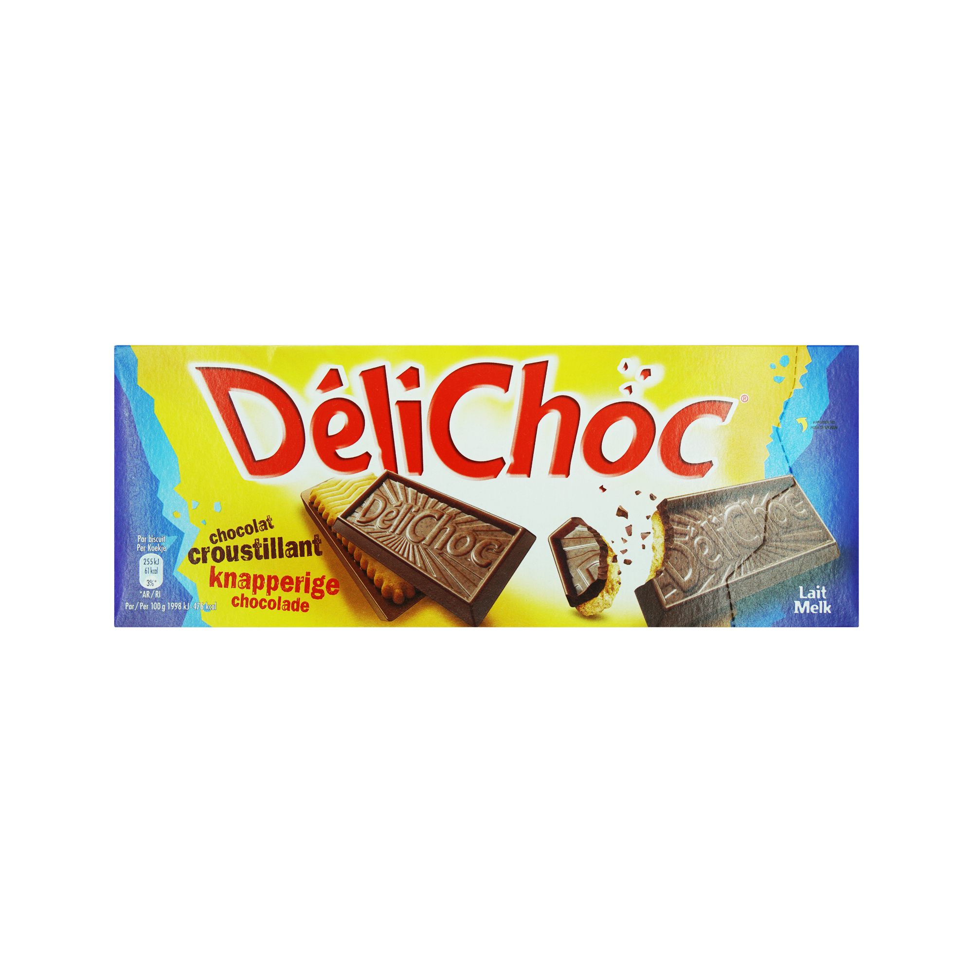 Delacre Delichoc Milk Chocolate Biscuits (150g)