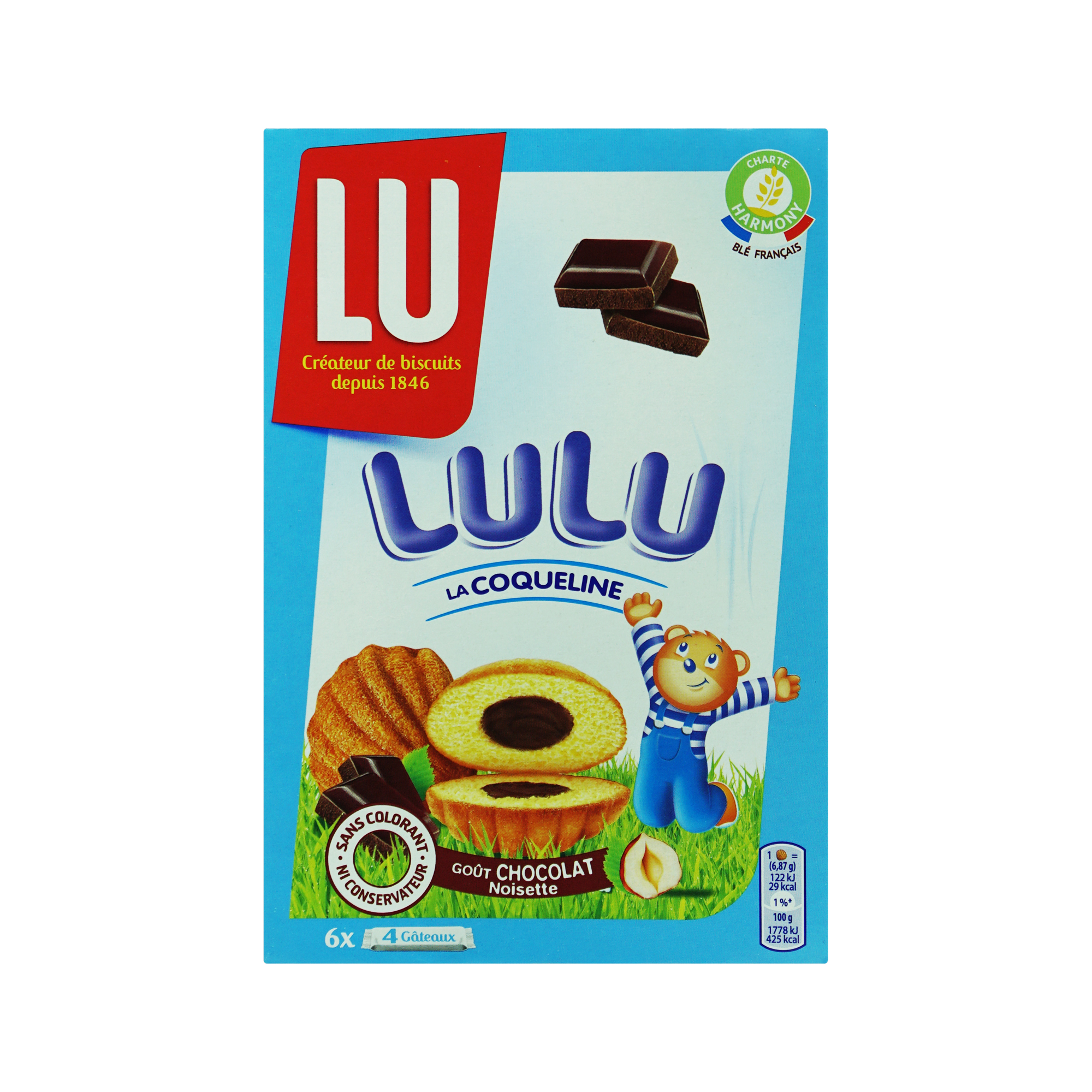 LU Lulu La Coqueline Hazelnut Chocolate Cakes (165g)