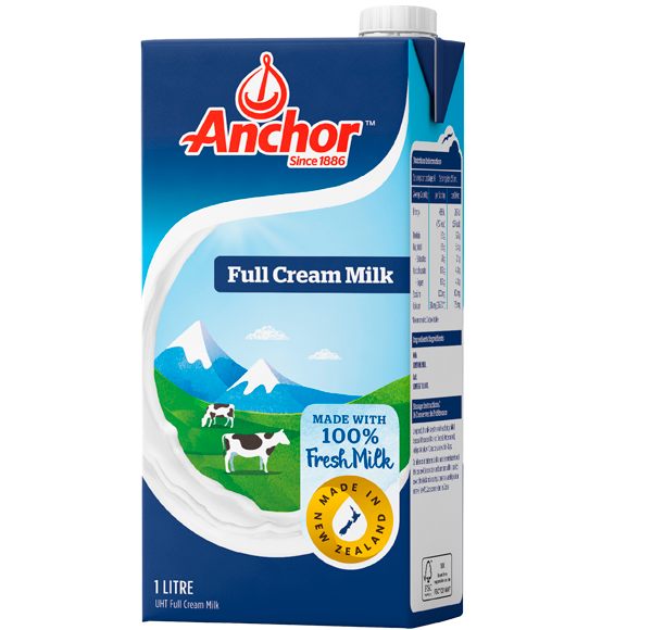 Anchor UHT Milk Full Cream (1L)