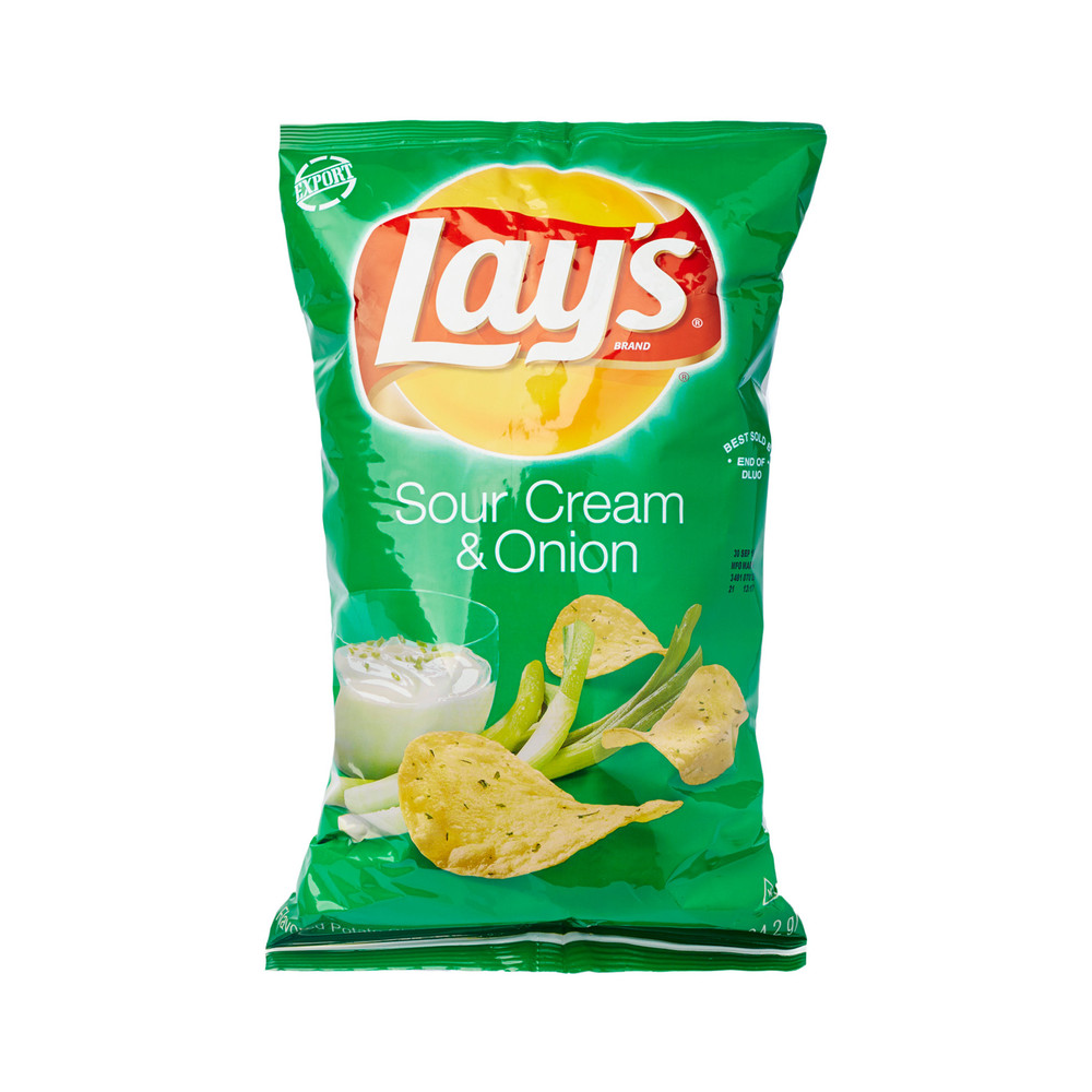 Lay's Snack Sour Cream Onion (184g)