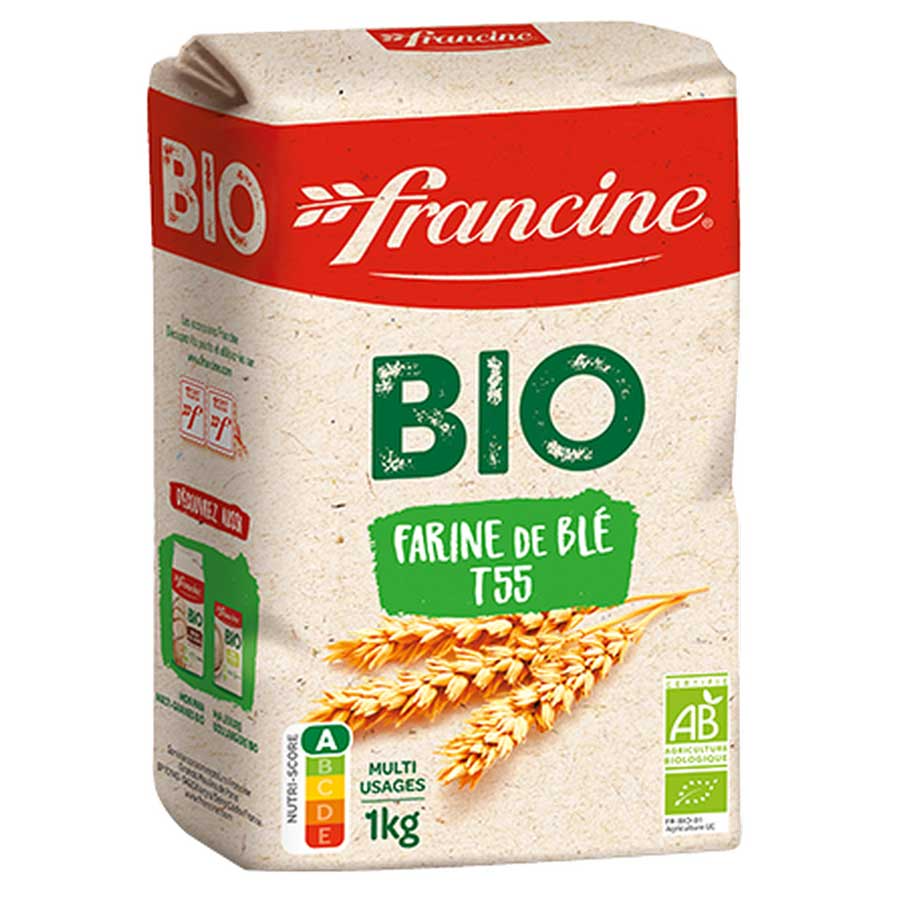 Francine Organic Wheat Flour T55 (1Kg)