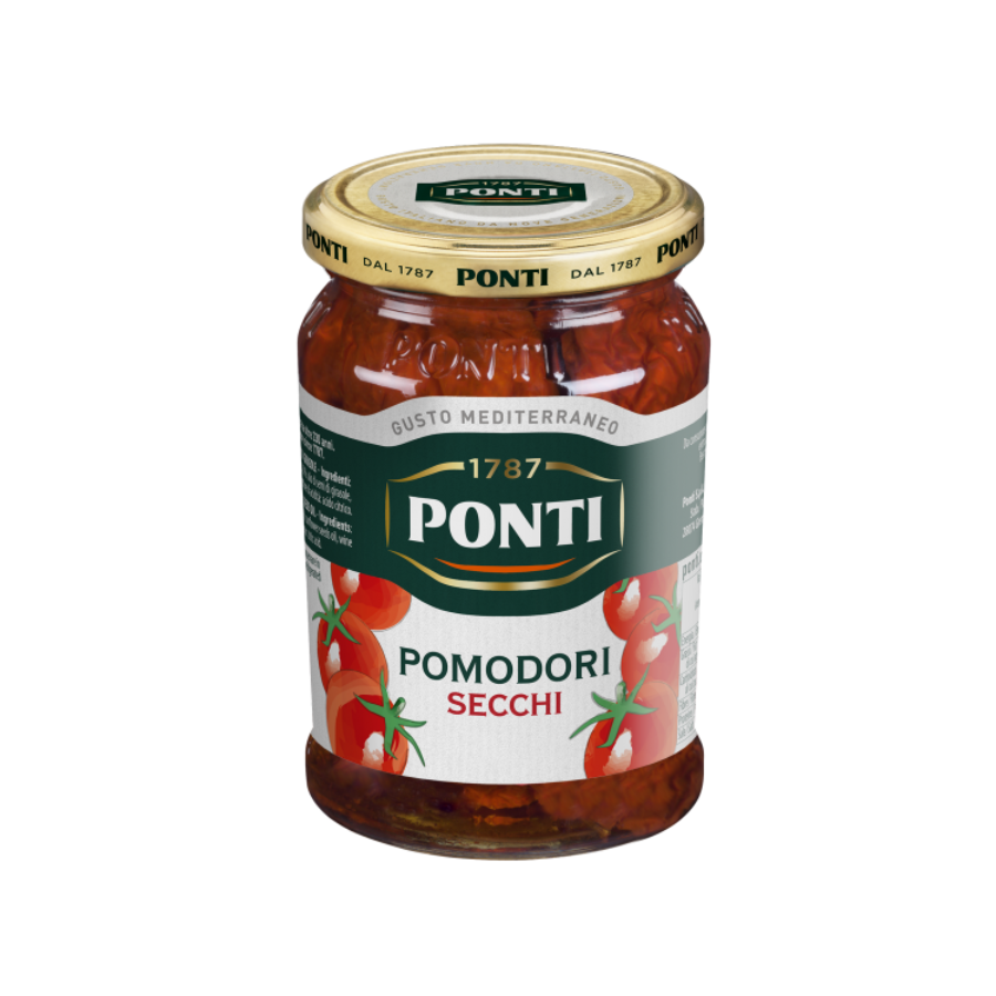 Ponti Sundried Tomatoes in Sunflower Oil 280g