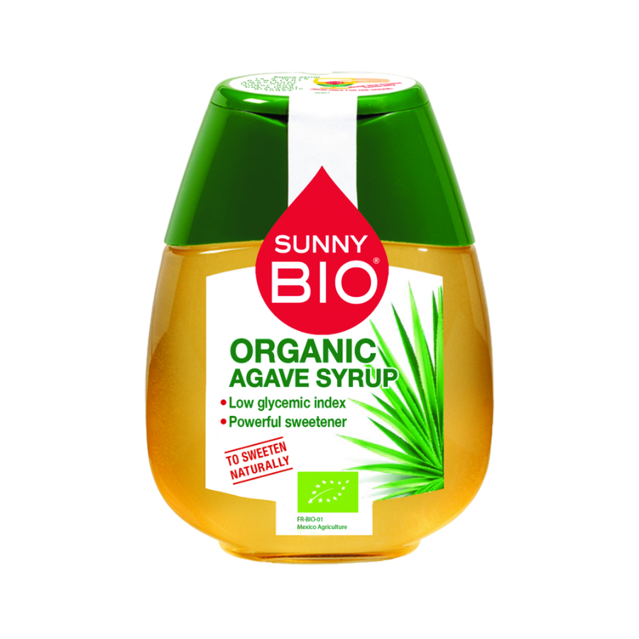 Sunny Bio Organic Agave Syrup, Plastic Bottle 250g