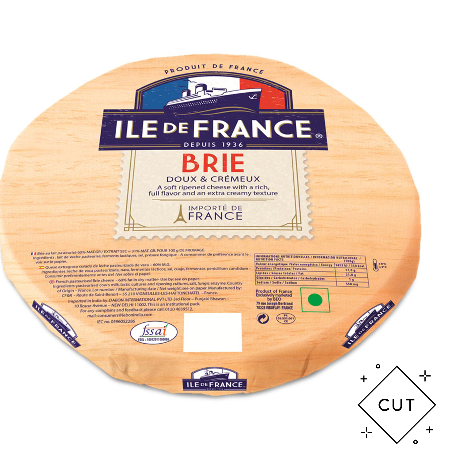 Ile De France Brie Cheese (150g)
