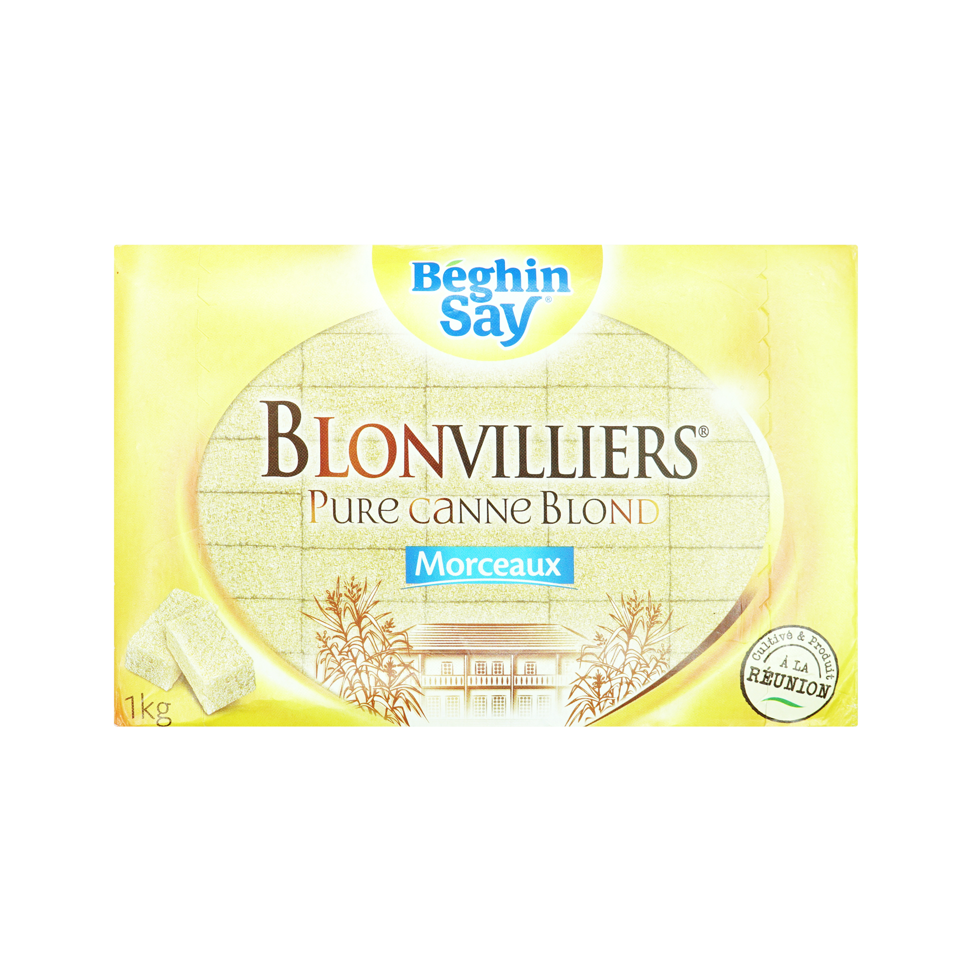 Beghin Say Blonvilliers Sugar Cane 168cubes (1Kg)