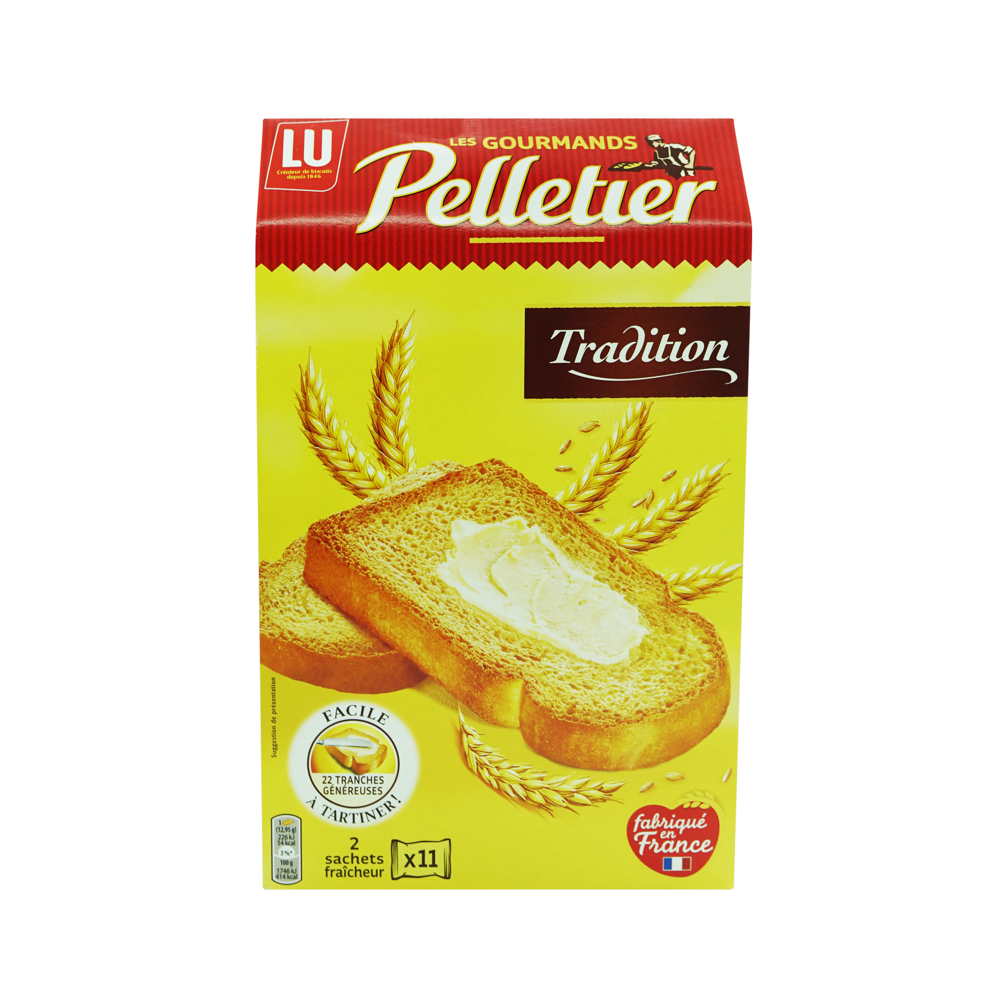 LU Pelletier Toast Tradition x22 (285g)