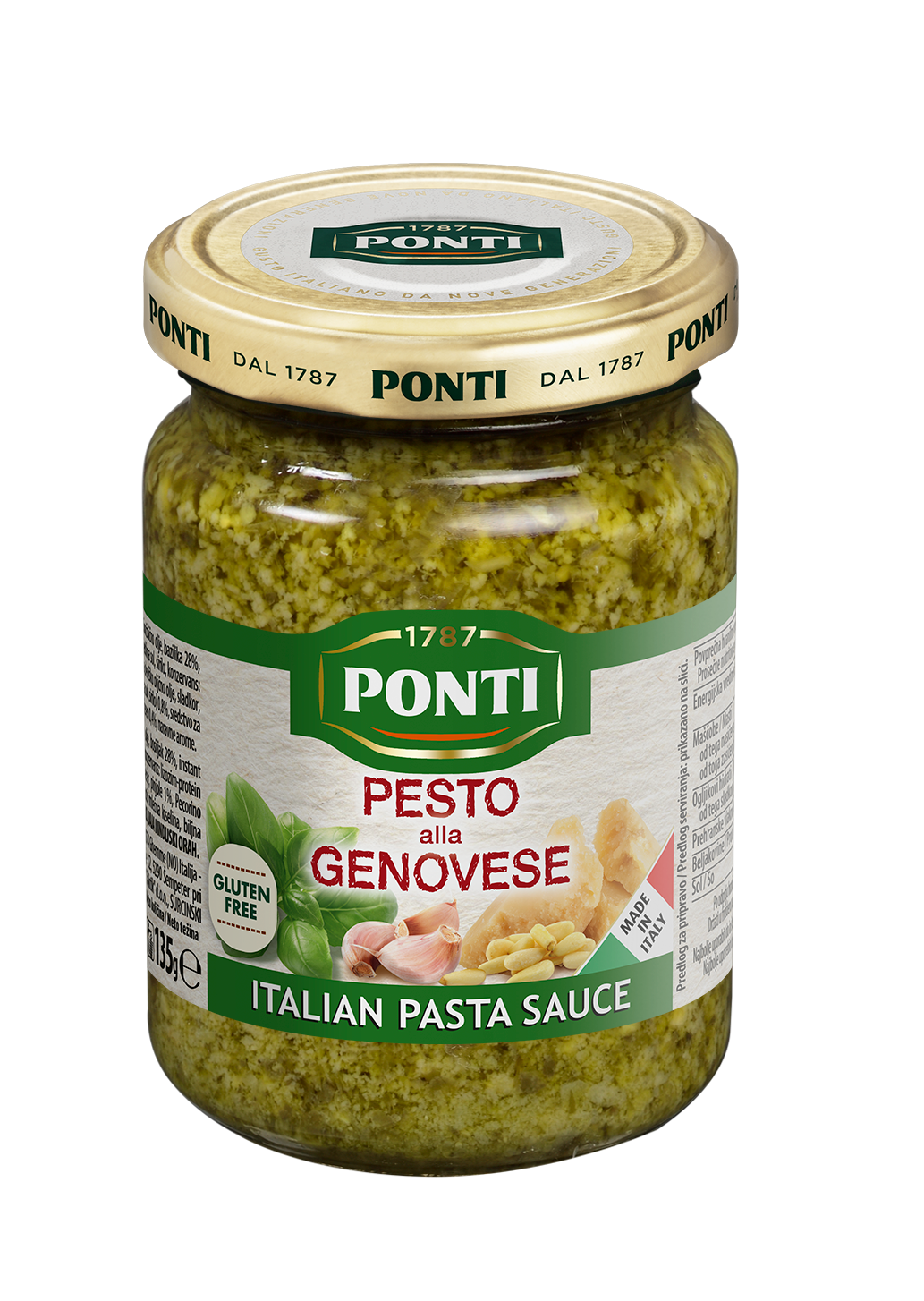 Ponti Genoa Style Pesto Sauce 135g