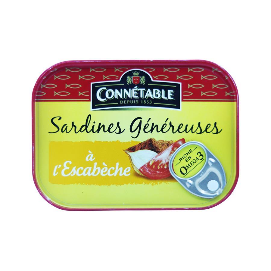 Connetable Sardines in escabeche sauce 140g