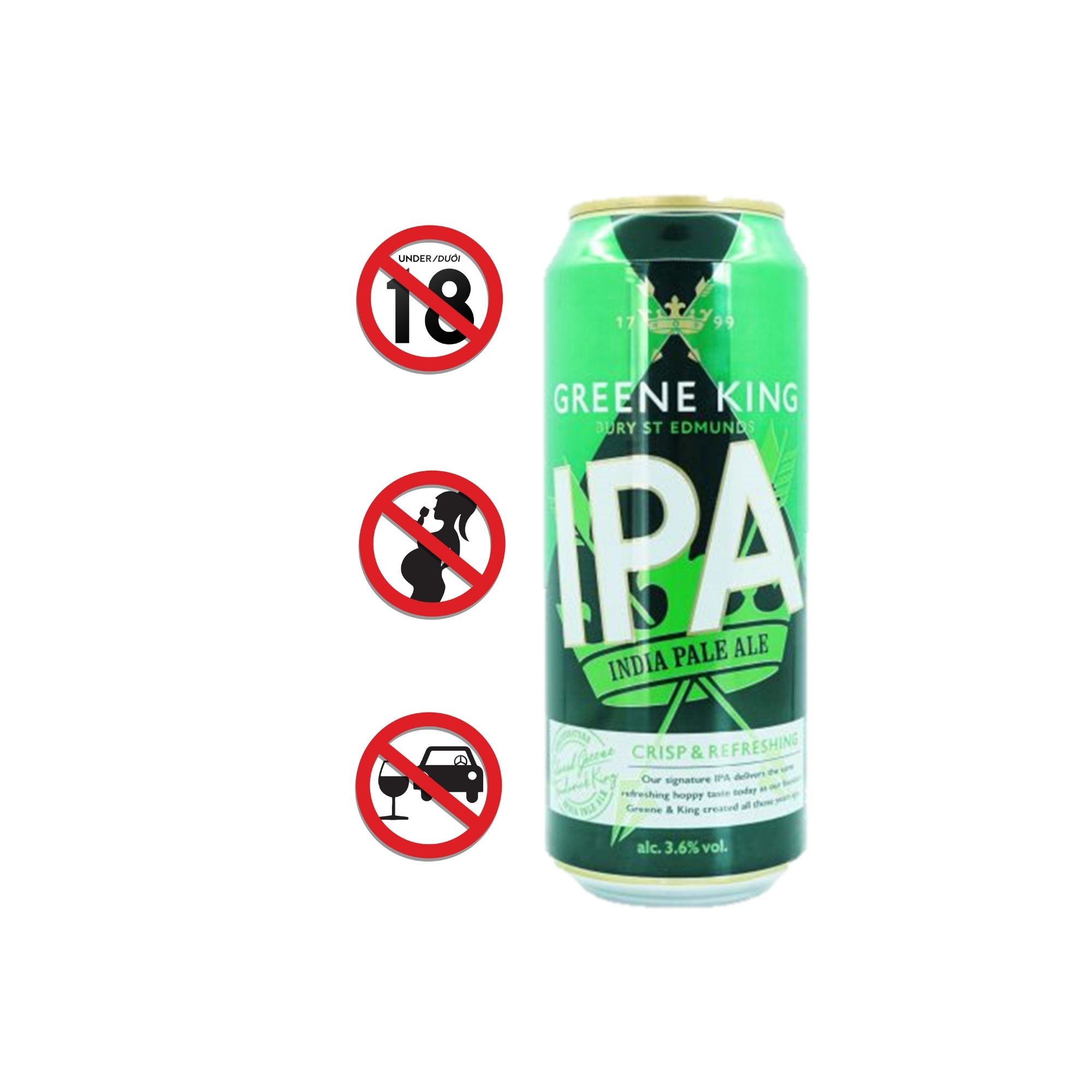 Greene King IPA India Pale Ale 3.6% Can (500ml)