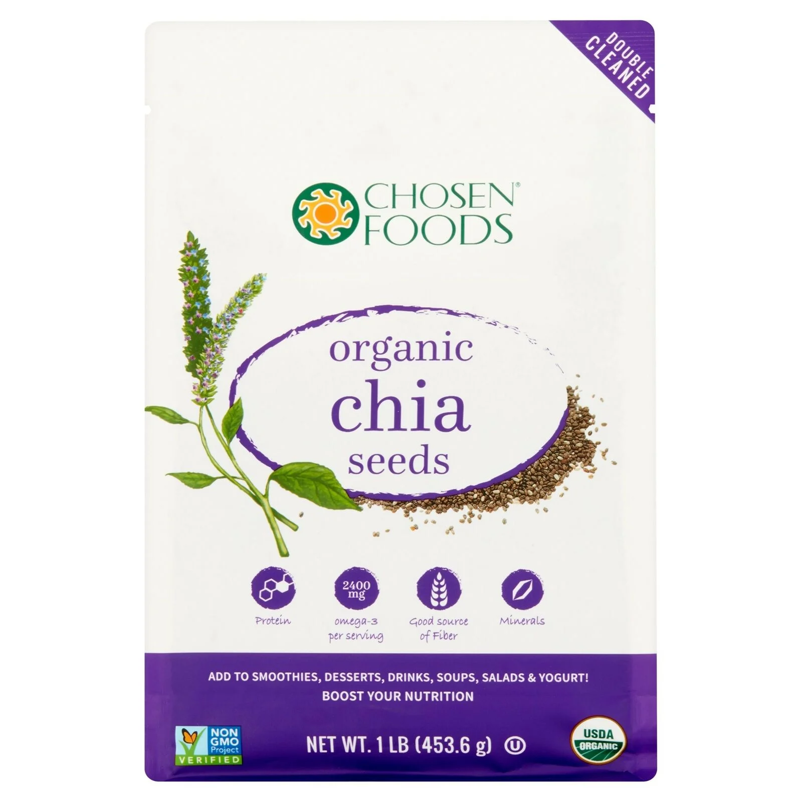 Chosen Foods Chia Seed (453.6g)