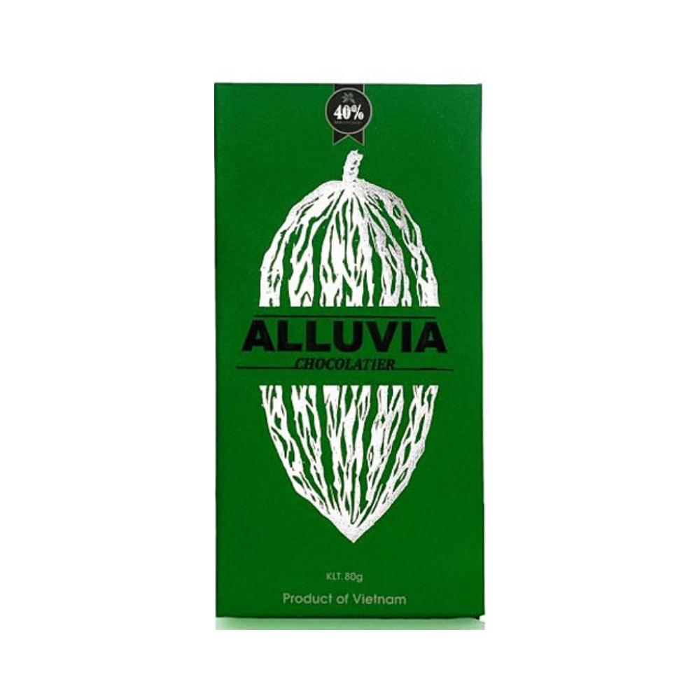 Alluvia Milk Chocolate Tablet 40%  80g