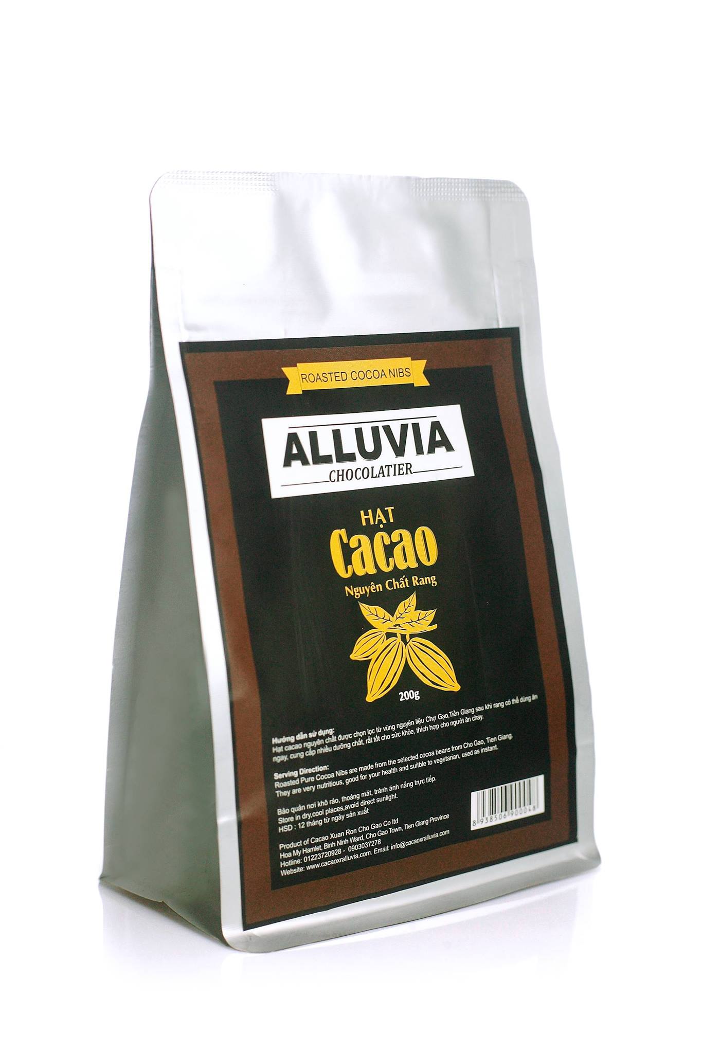 Alluvia Pure Roasted Cocoa Seed  200g