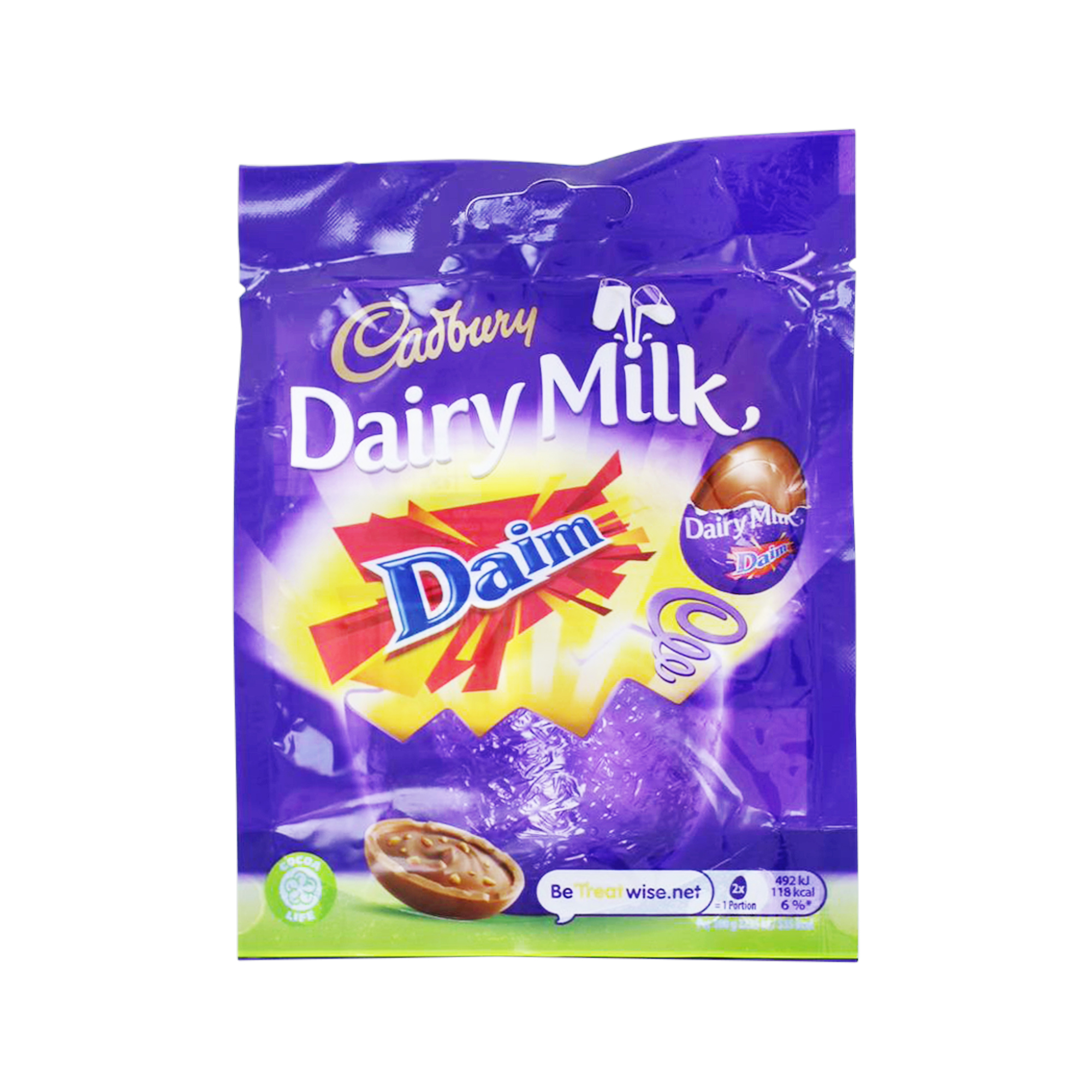 Cadbury Dairy Milk Daim Mini Eggs Bag (77g)
