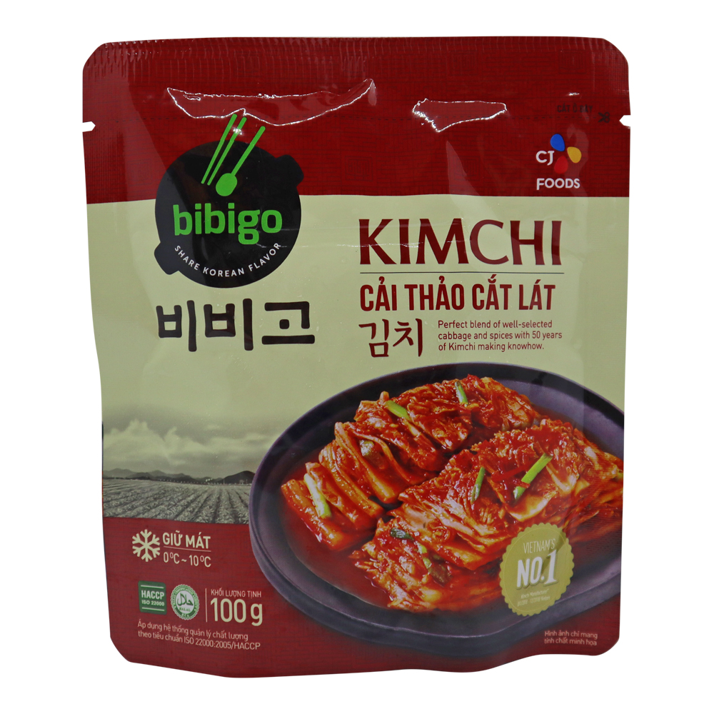 Bibigo Kimchi Cabbage Sliced (100g)