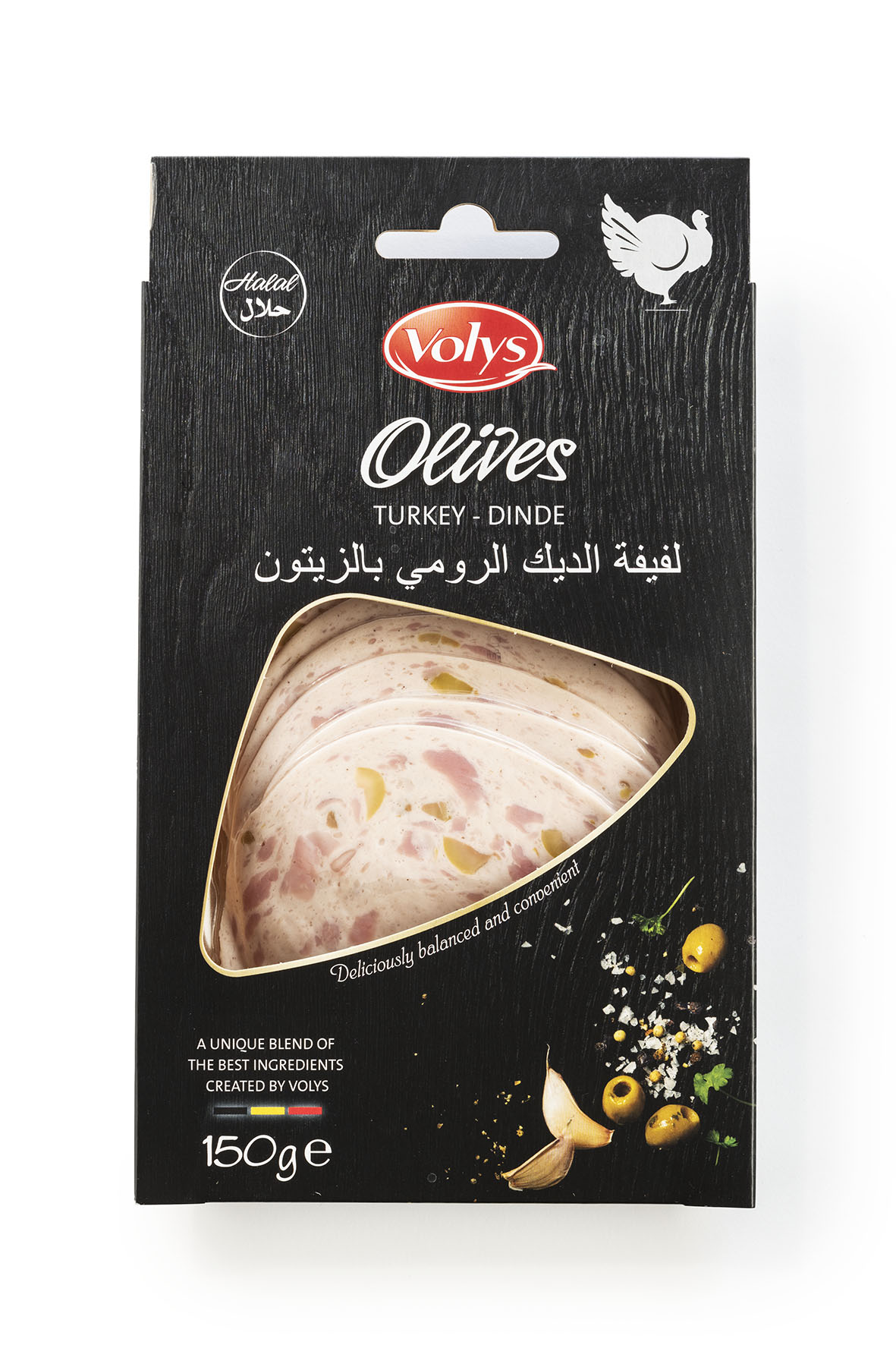 Volys Olives Turkey Sliced 150g