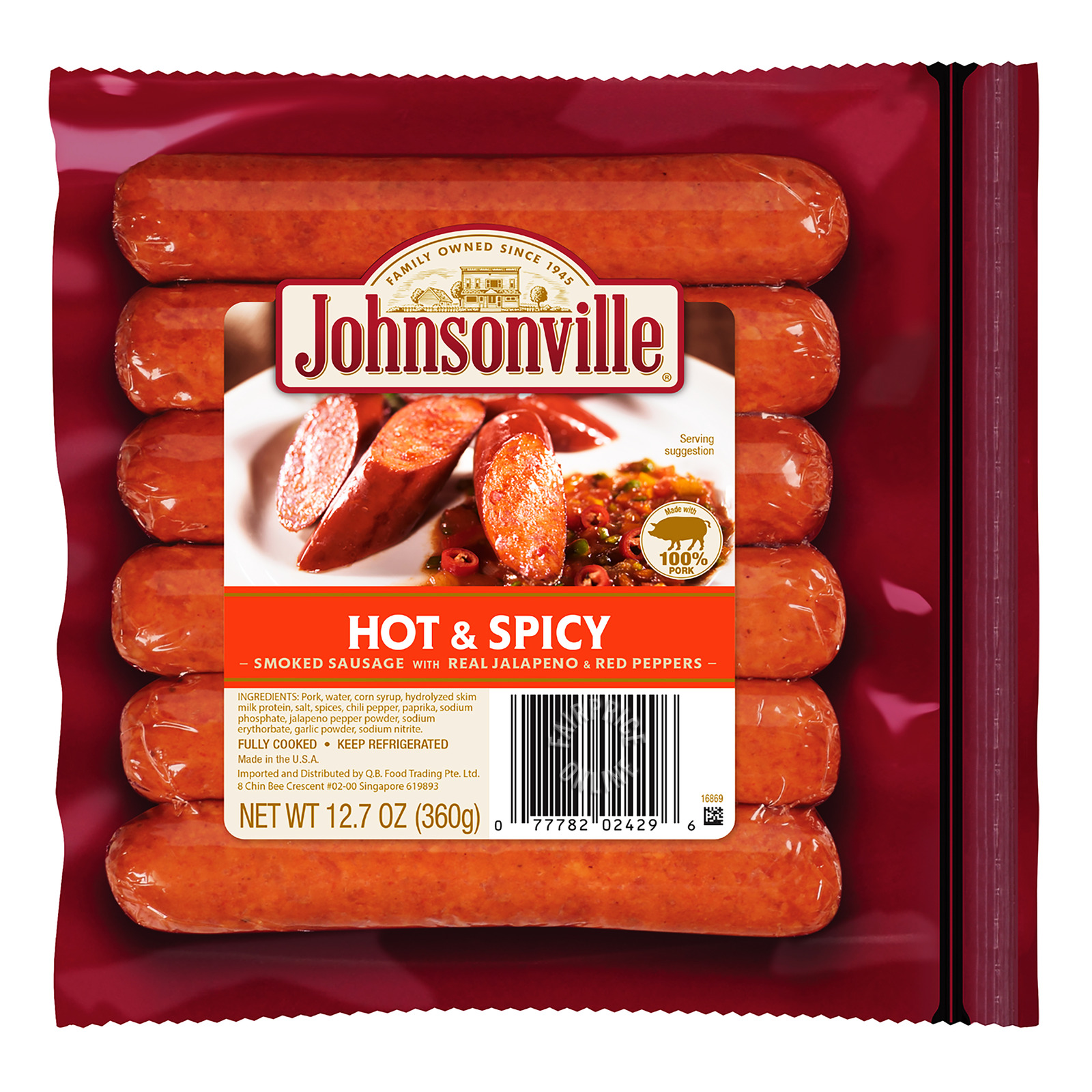 Johnsonville Hot & Spicy SAustralianAnnam Gourmete (6pcs)