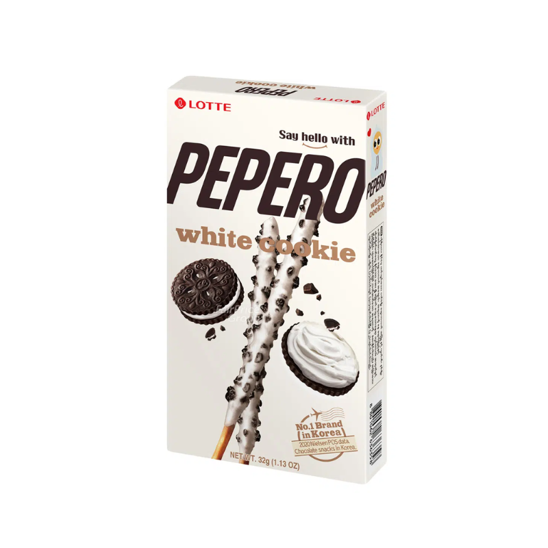 Lotte Pepero Stick Biscuit White Cookie (32g)