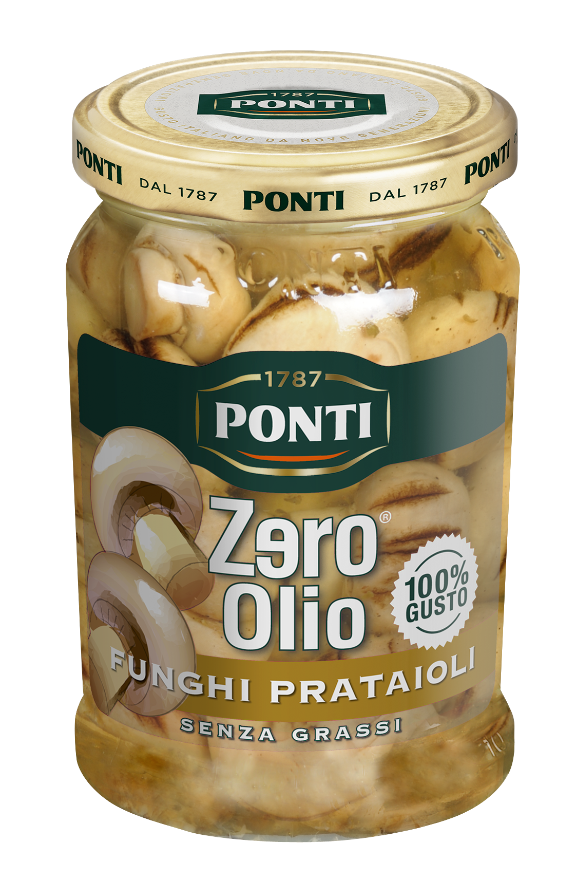 Ponti Zero Olio Grilled Mushrooms 300g