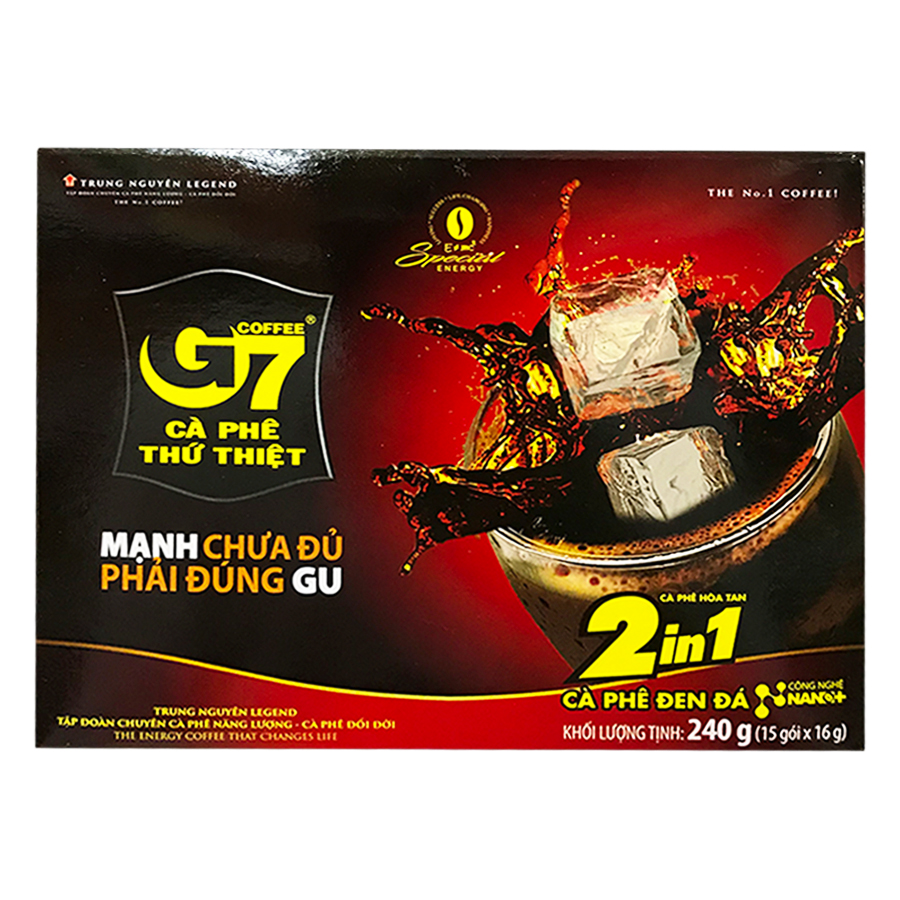 G7 instant coffee 2in1 box (15x16g)