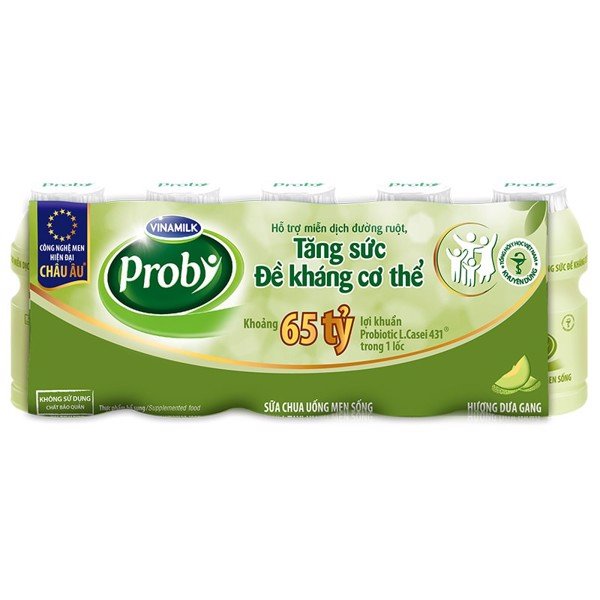 Vinamilk Drinking Yogurt Probi Melon (5x65ml)