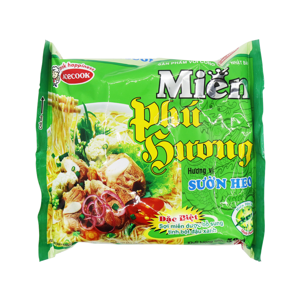 Phu Huong Pork Ribs Flavor Instant Noodles  55g