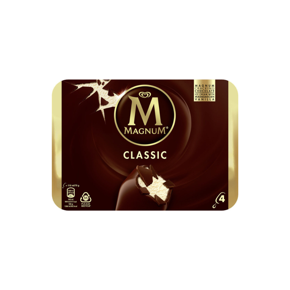 Magnum Classic Ice cream (4x79g)