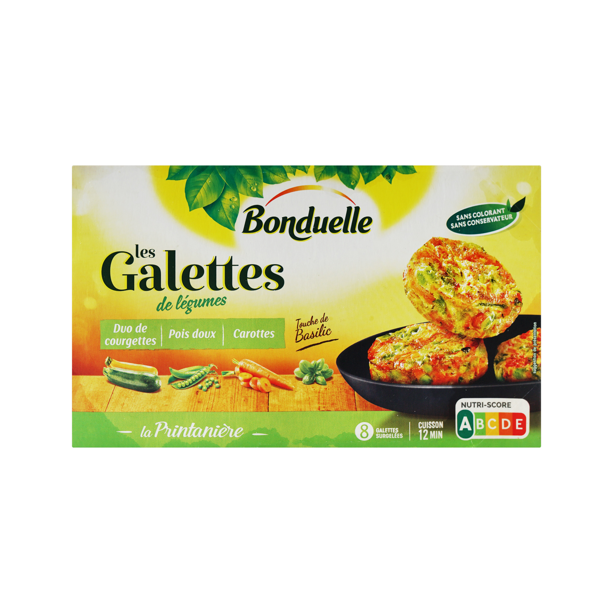 Bonduelle Vegetables Patties Zucchini x8 (300g)