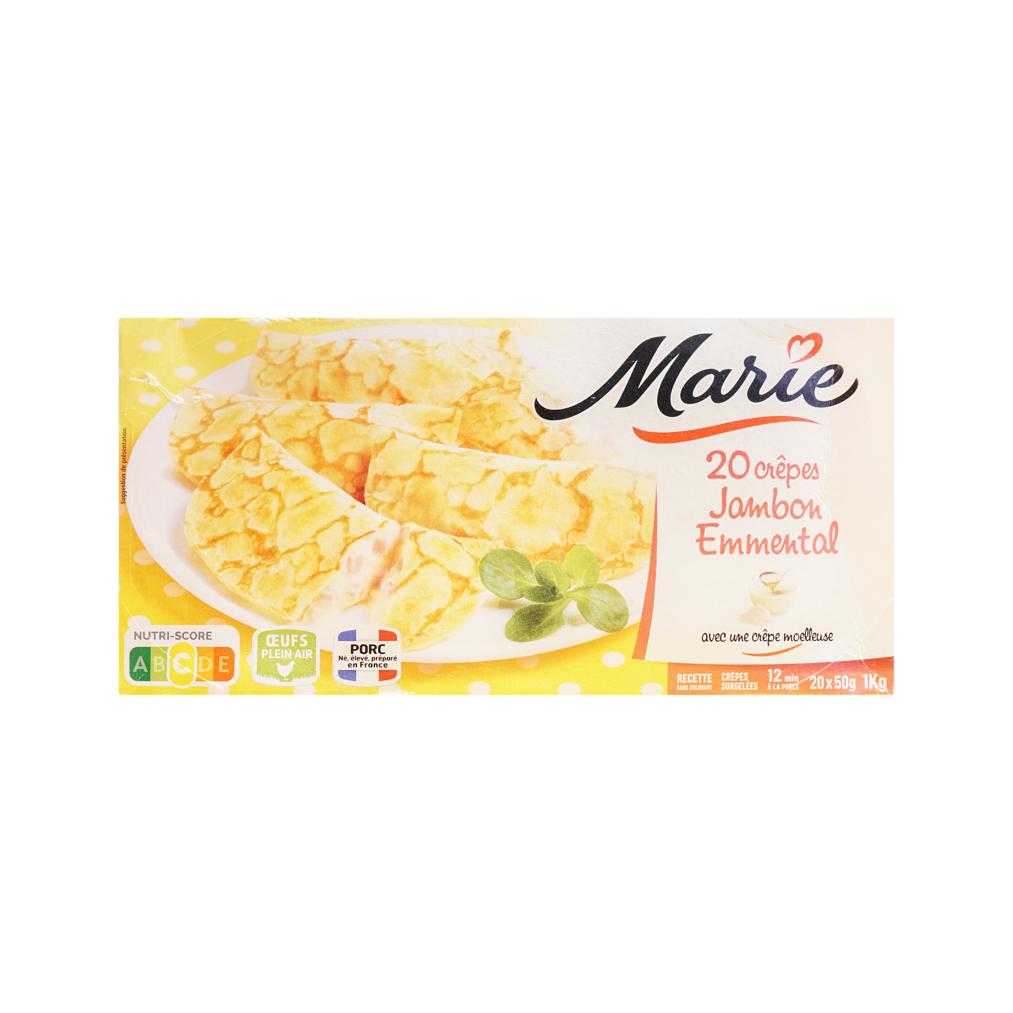 Marie Crepe Ham & Cheese (20x50g)