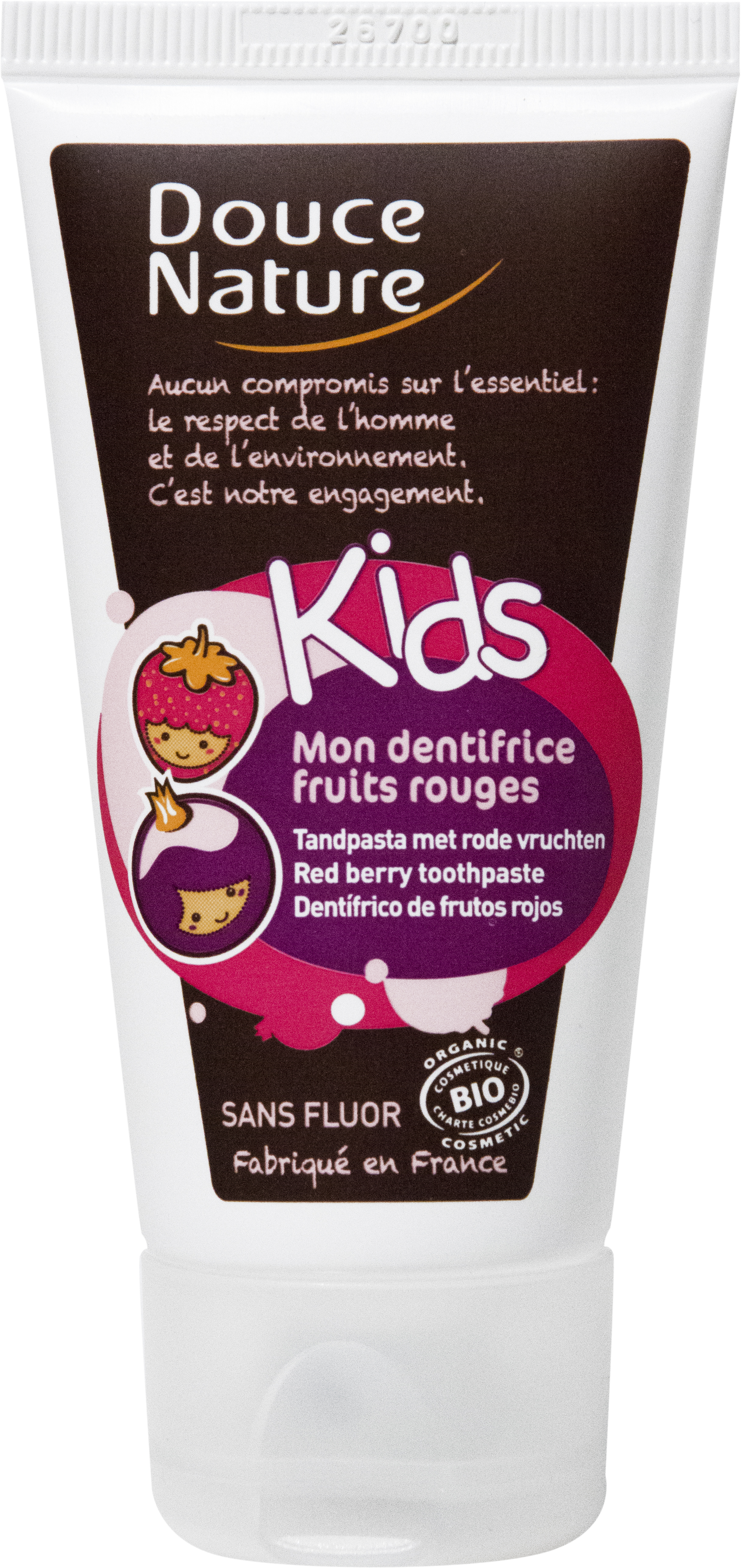 Douce Nature Red berry toothpaste for Kids 50ml
