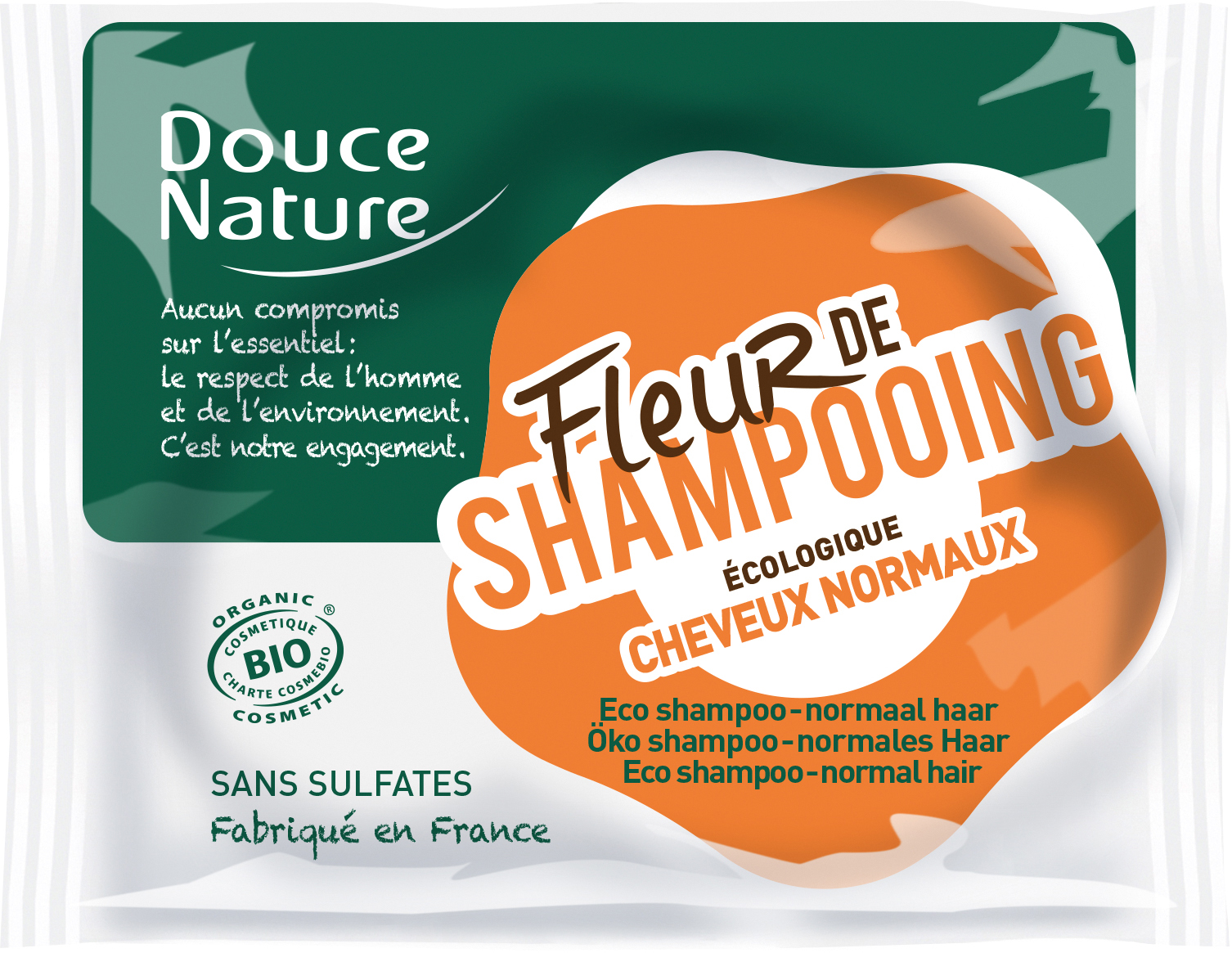 Douce Nature Eco shampoo - normal hair 85g
