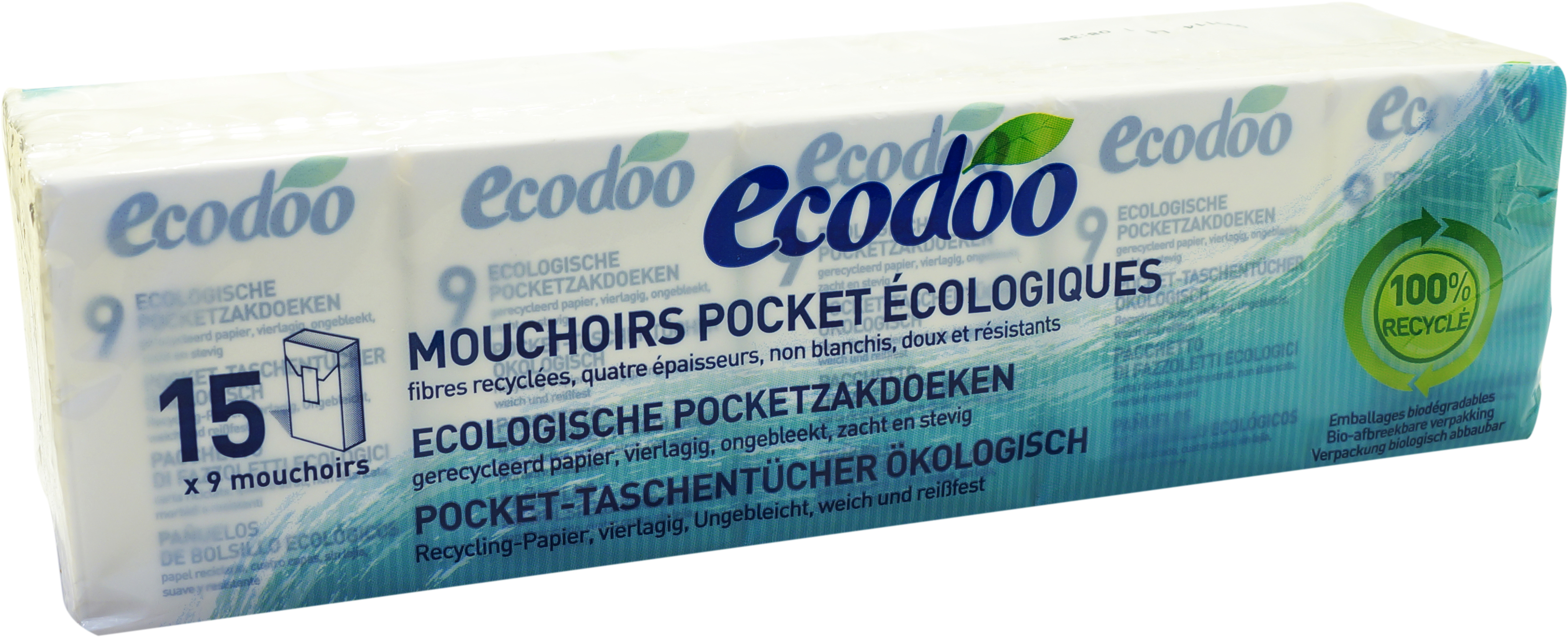 Ecodoo Pocket tissues 15pcs