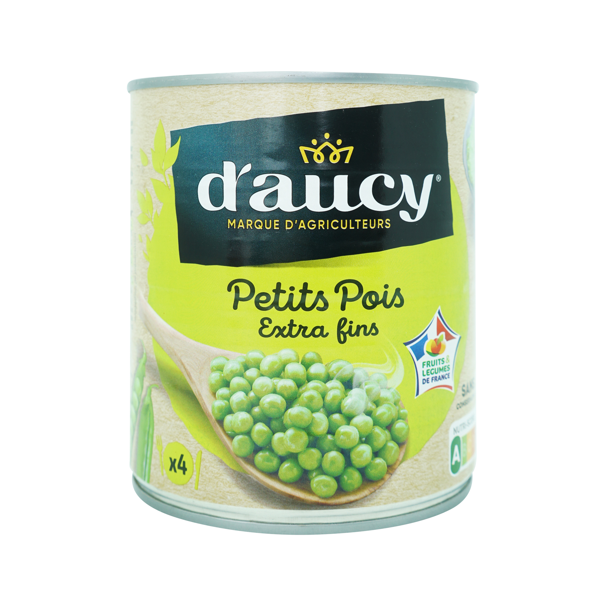 D'Aucy Extra Thin Steamed Peas (480g)