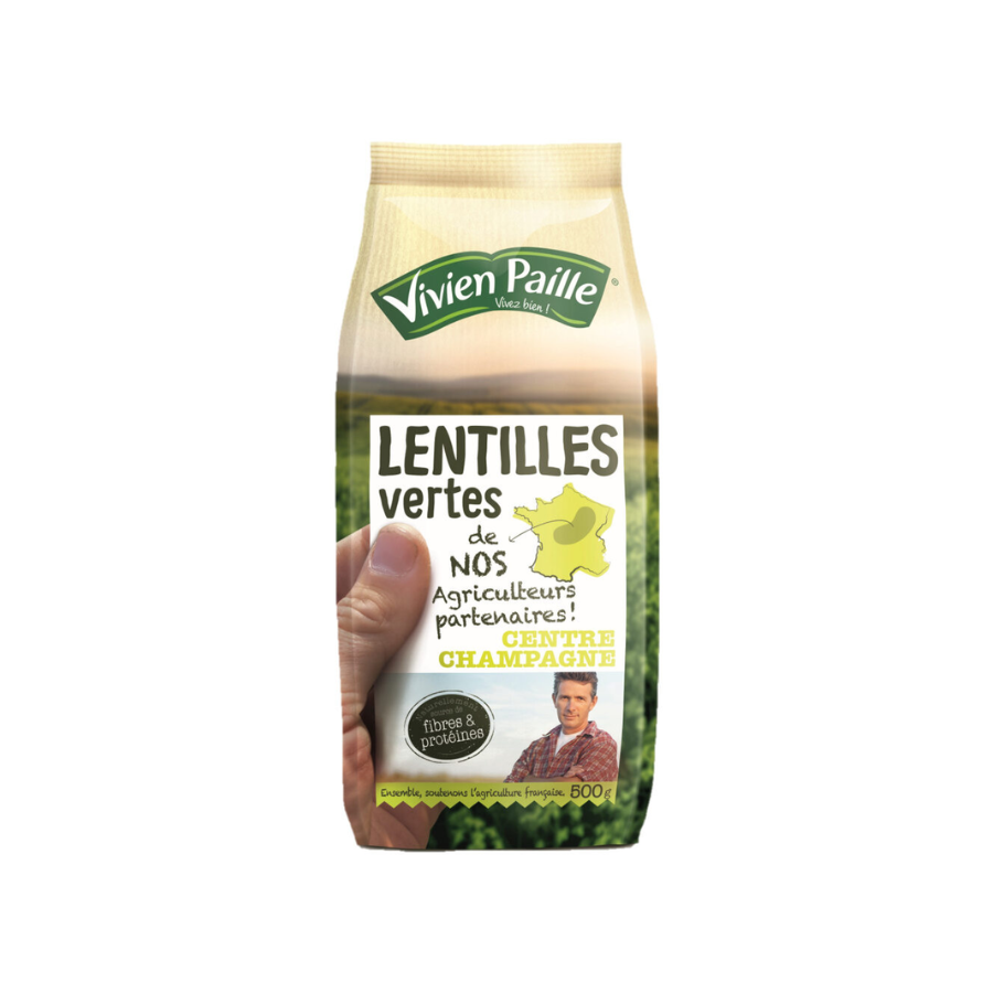 Vivien Paille Green Lentils (500g)