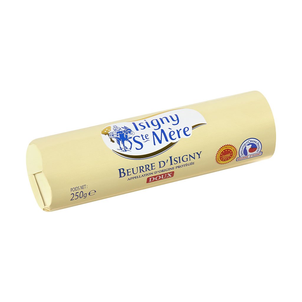 Isigny AOC Unsalted Roll Butter (250g)